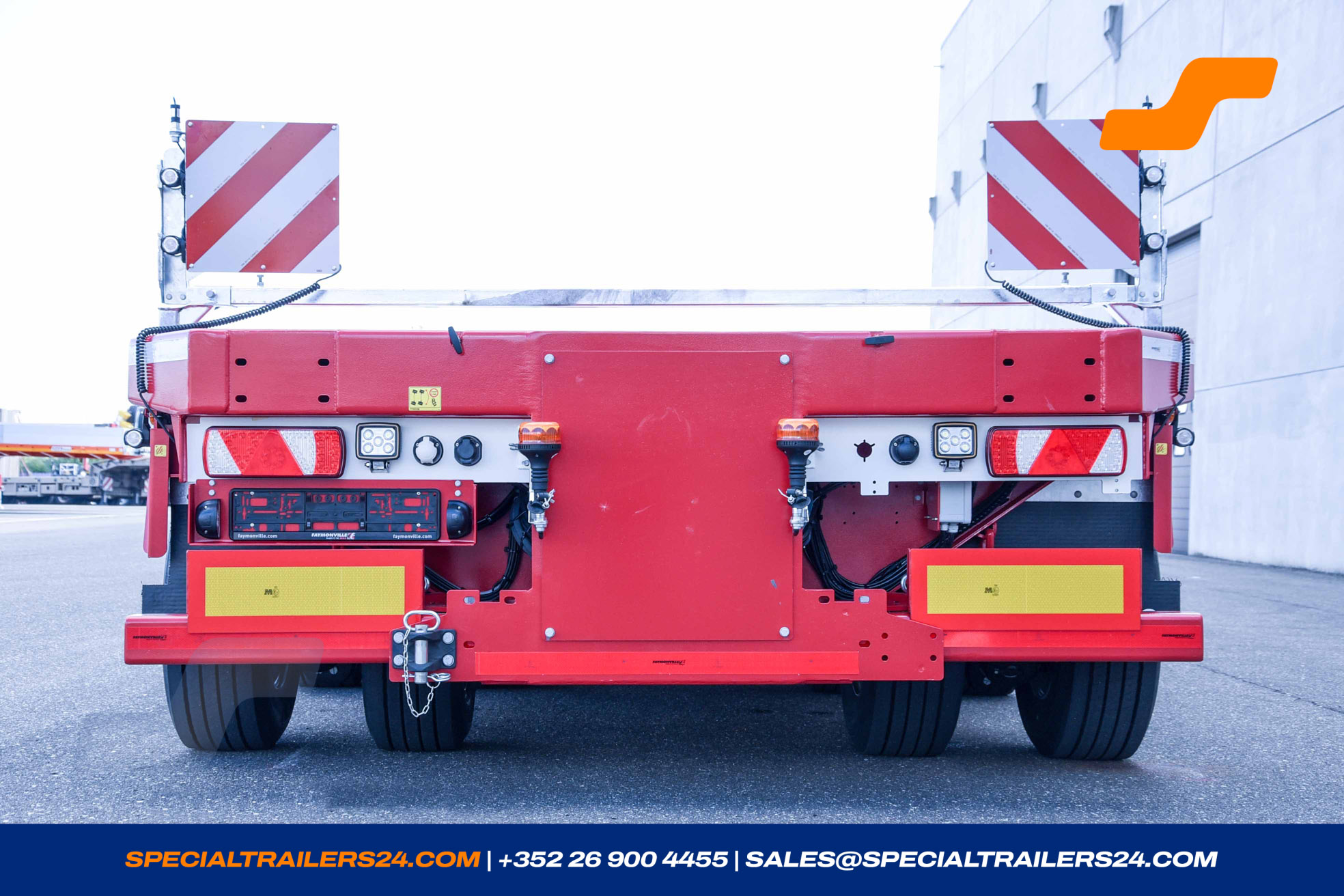 Flatbed trailer Faymonville TeleMAX Vehicle for sale