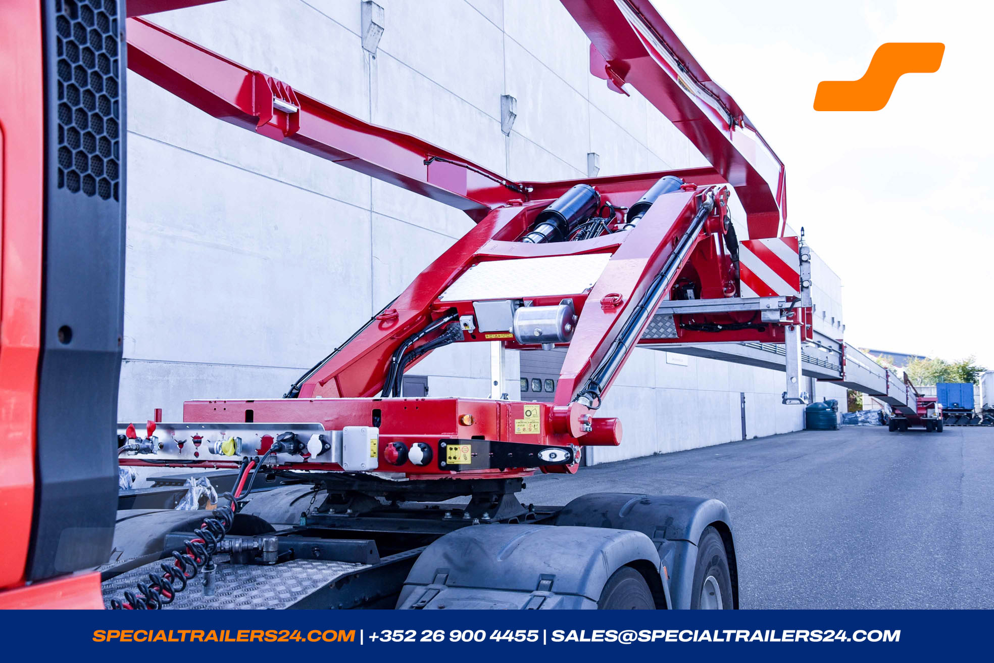 Flatbed trailer Faymonville TeleMAX Vehicle for sale