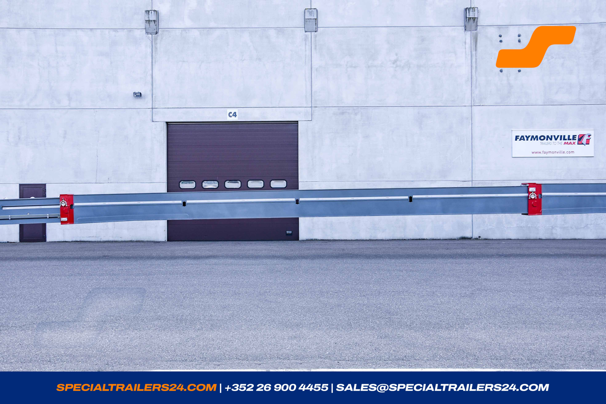 Flatbed trailer Faymonville TeleMAX Vehicle for sale