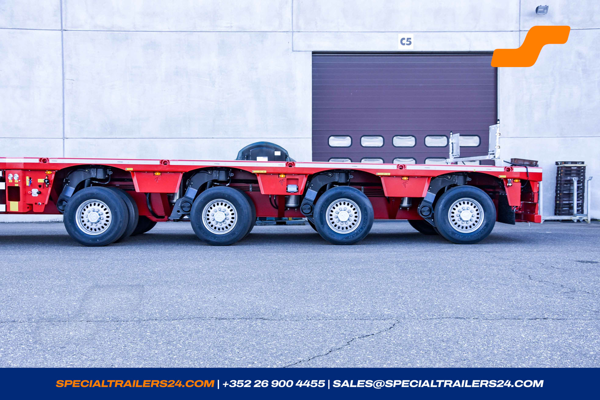 Flatbed trailer Faymonville TeleMAX Vehicle for sale