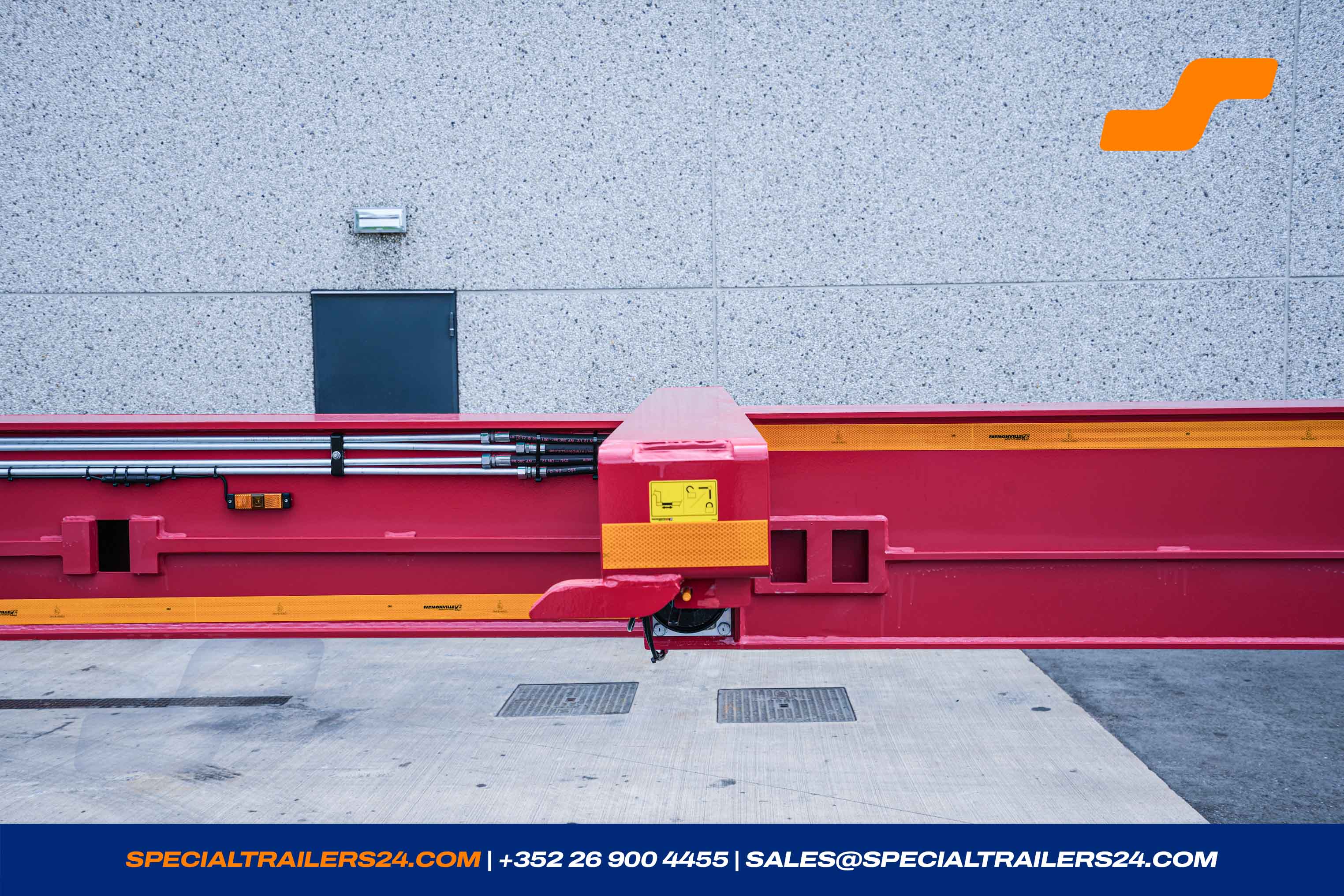 Flatbed trailer Faymonville TeleMAX Vehicle for sale