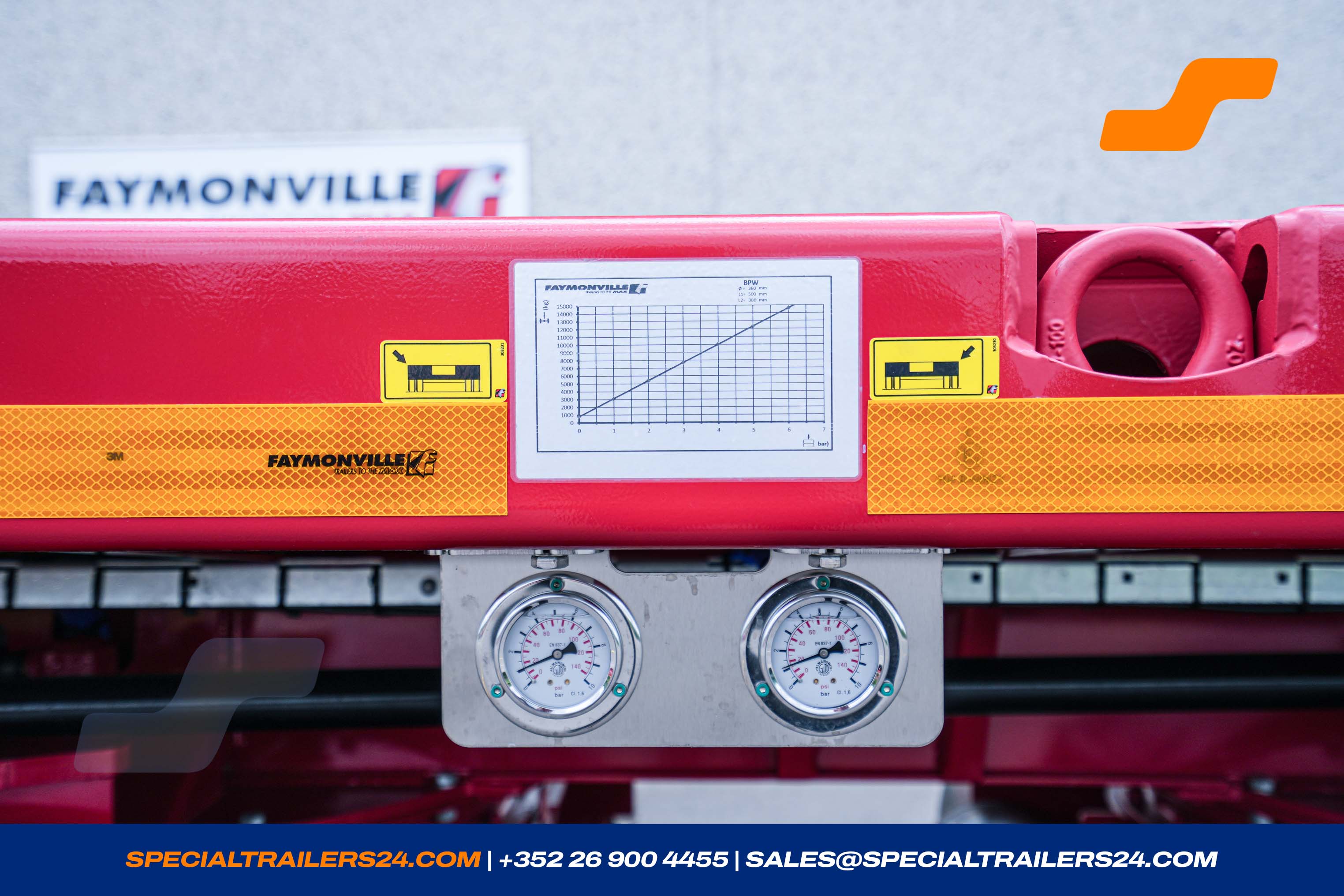 Flatbed trailer Faymonville TeleMAX Vehicle for sale