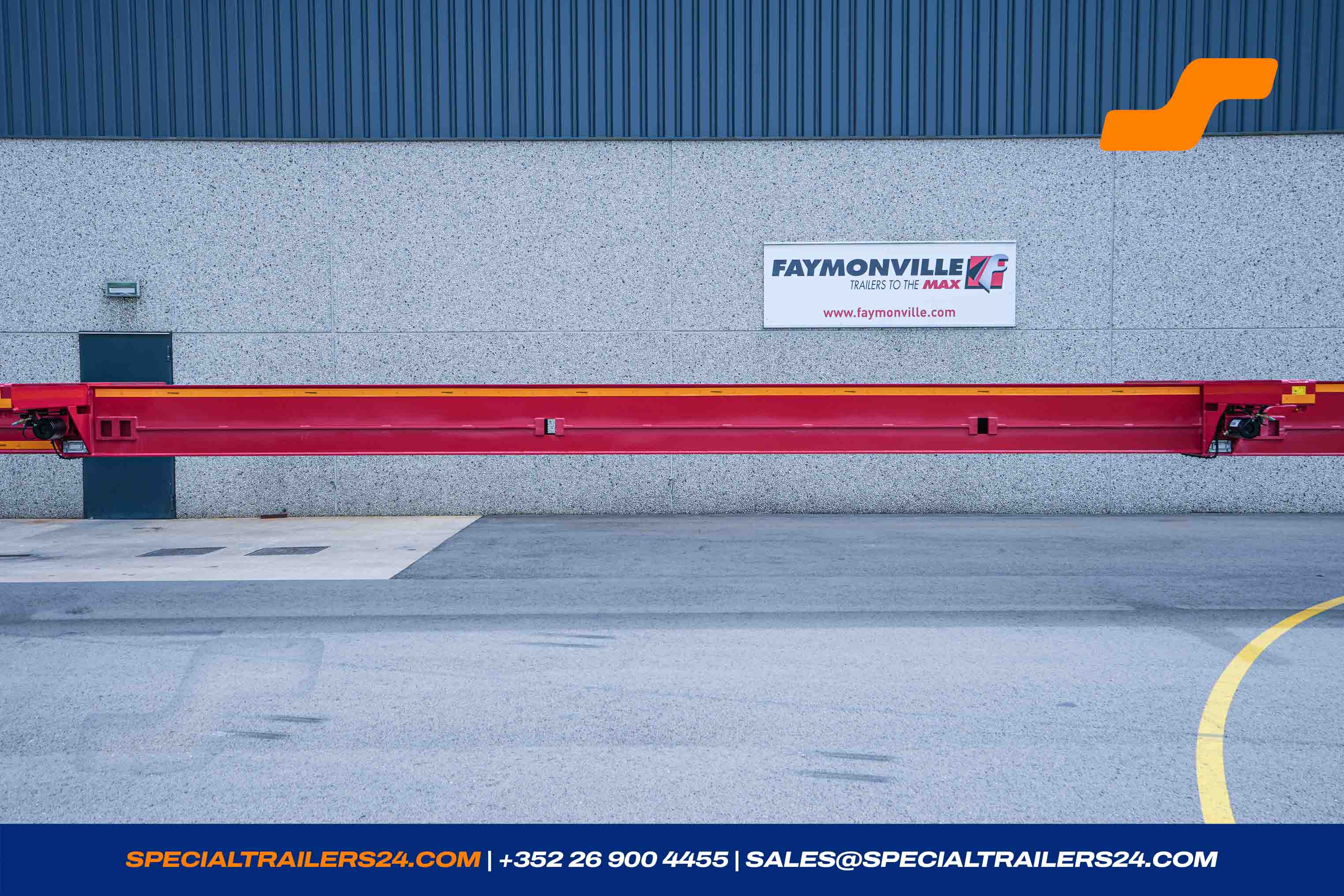 Flatbed trailer Faymonville TeleMAX Vehicle for sale