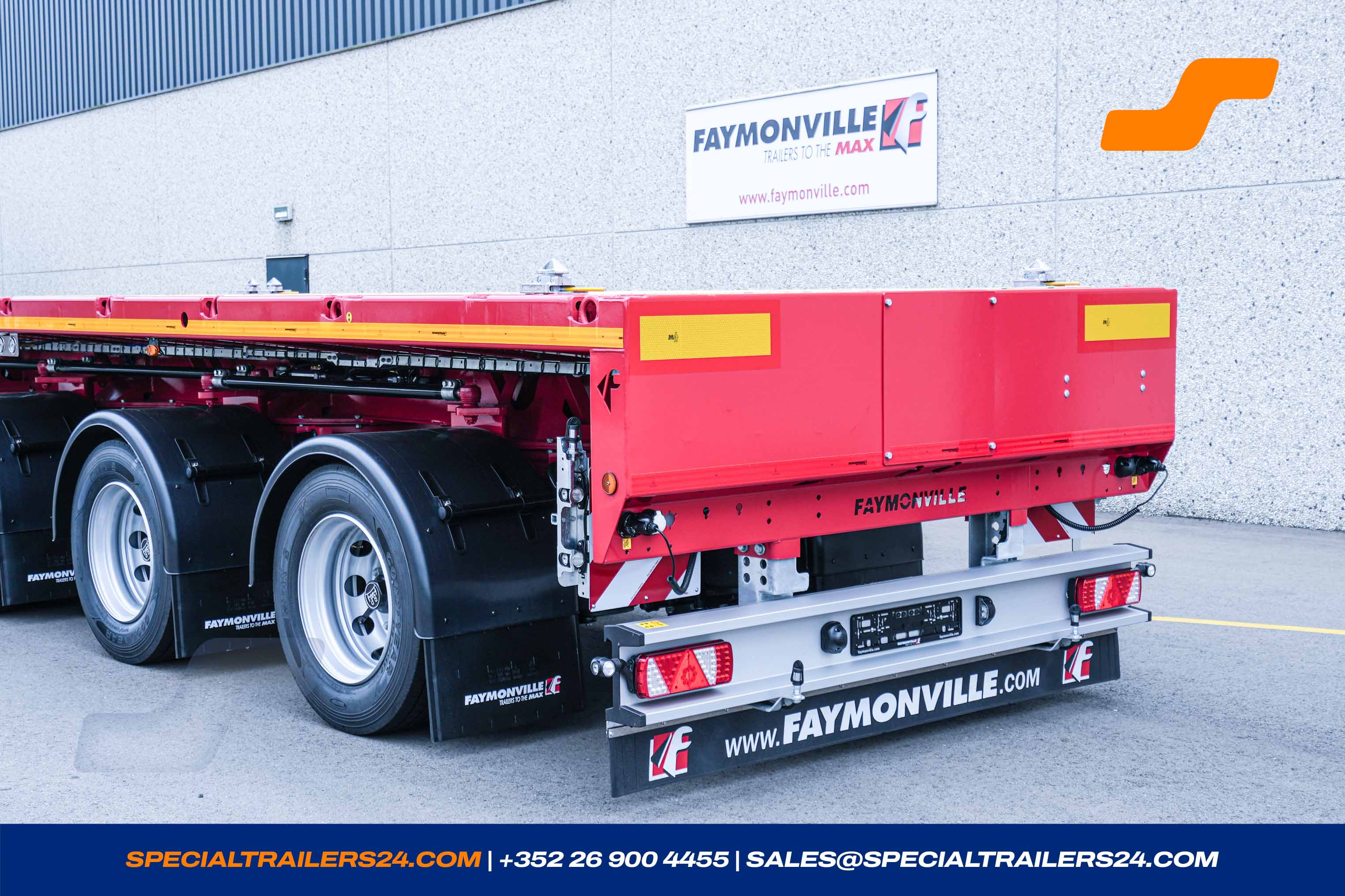 Flatbed trailer Faymonville TeleMAX Vehicle for sale
