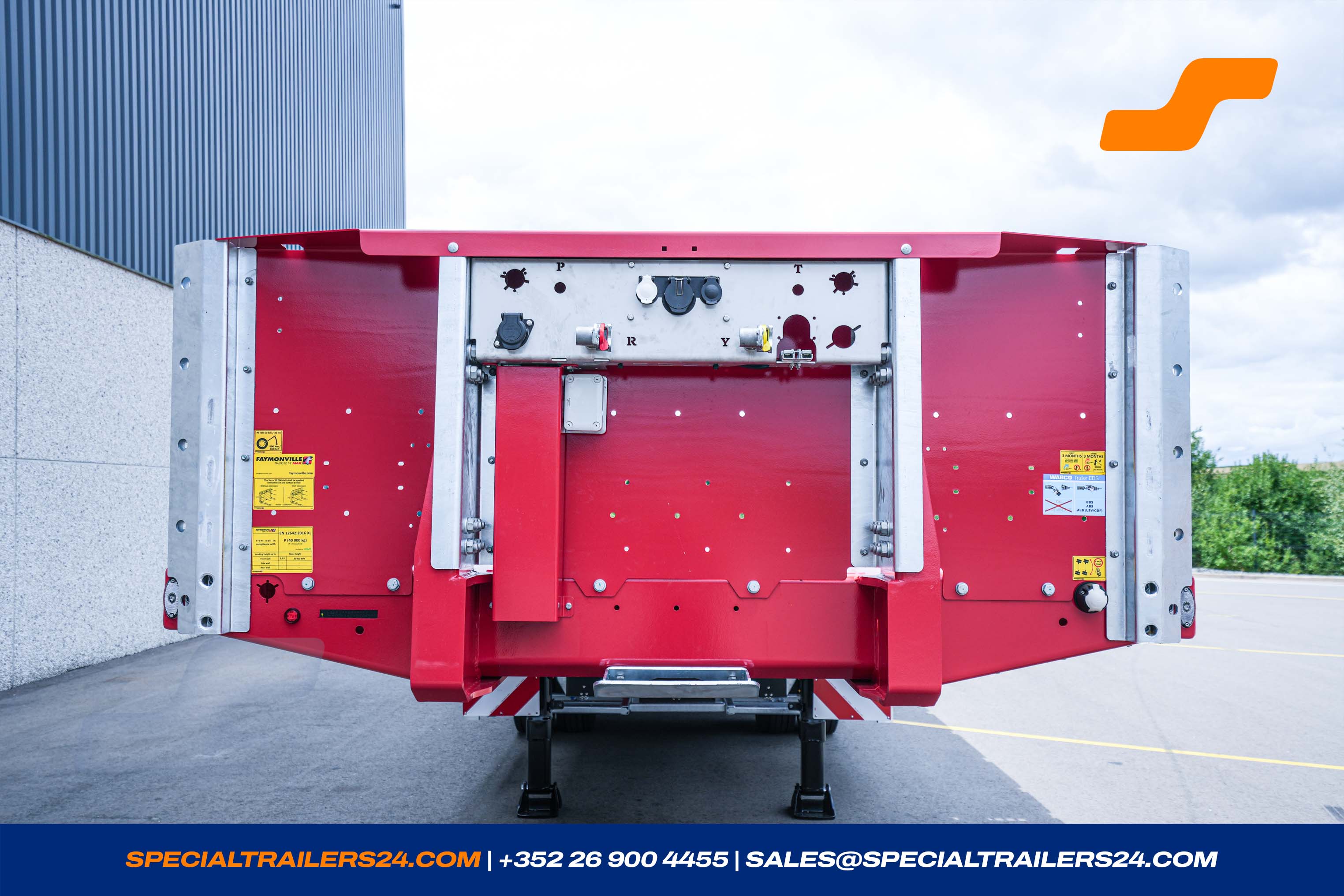 Flatbed trailer Faymonville TeleMAX Vehicle for sale