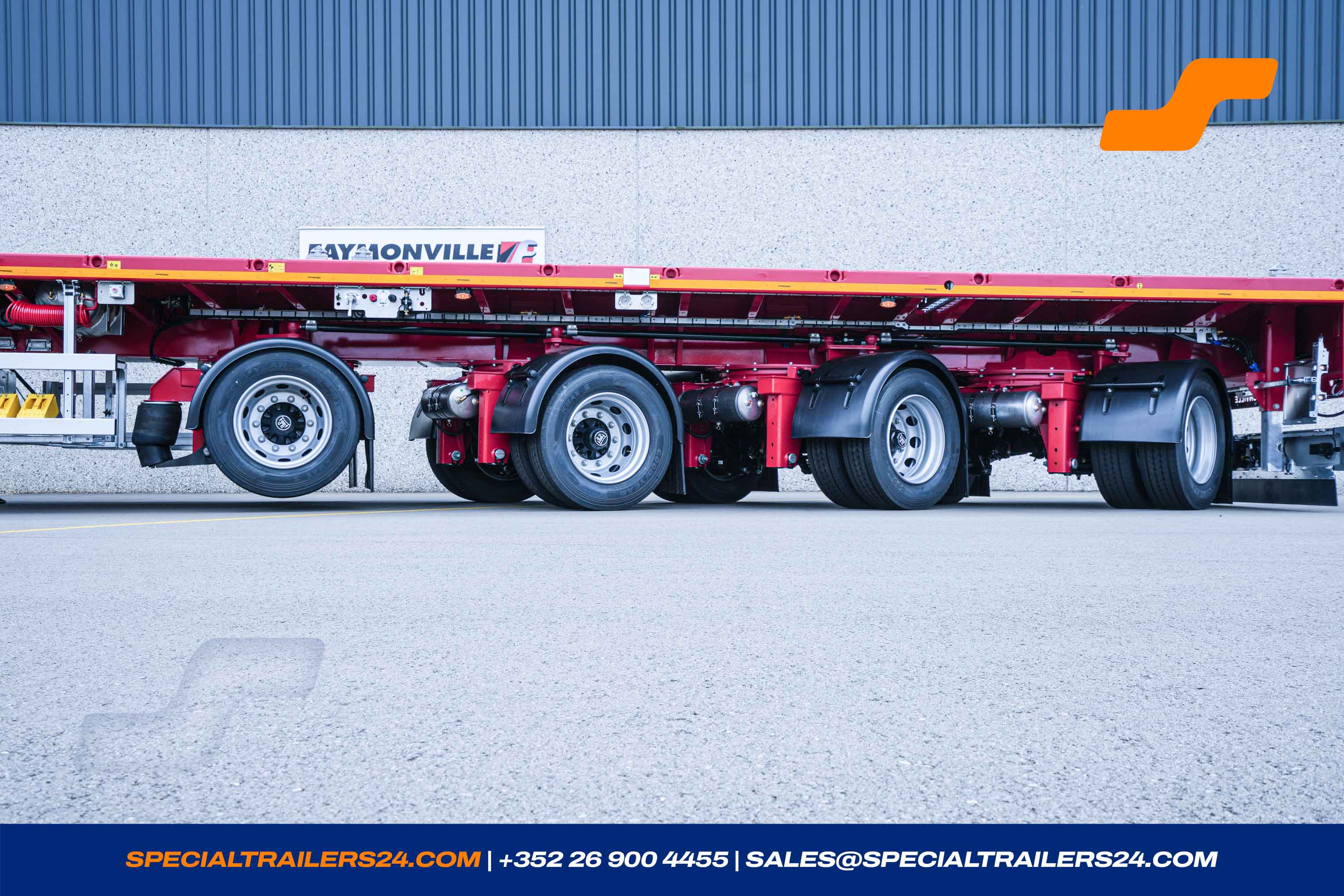 Flatbed trailer Faymonville TeleMAX Vehicle for sale