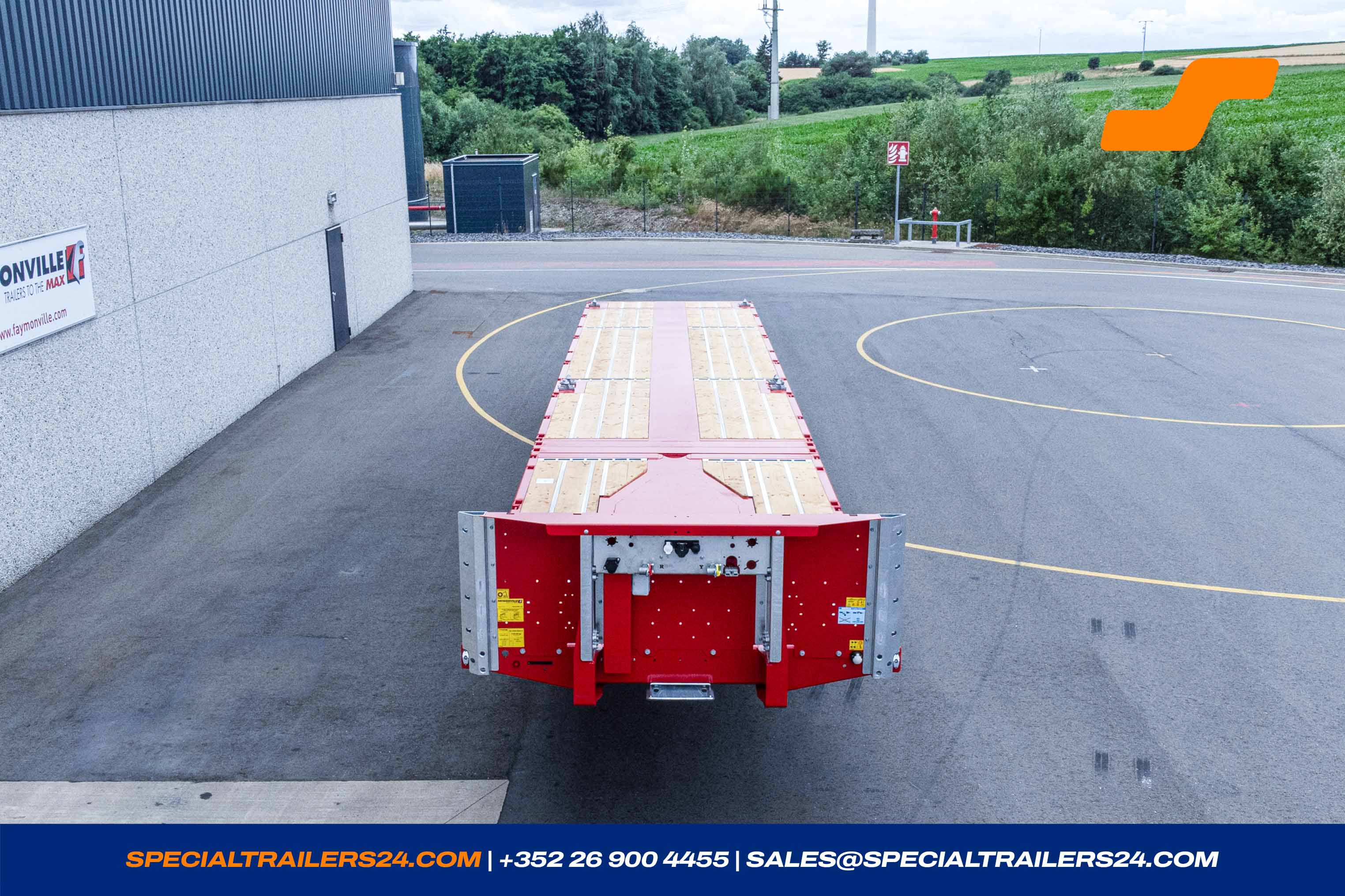 Flatbed trailer Faymonville TeleMAX Vehicle for sale