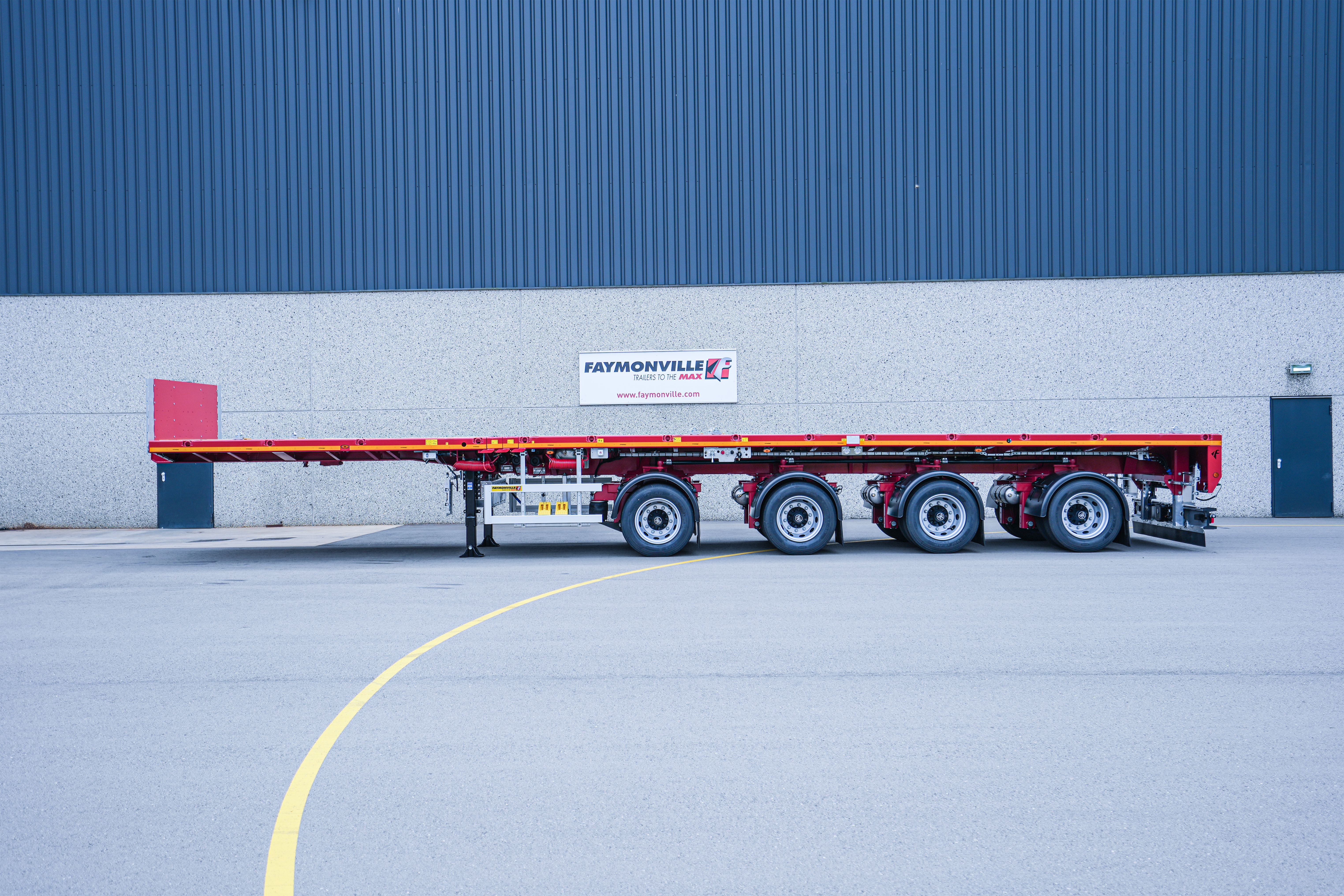 Flatbed trailer Faymonville TeleMAX Vehicle for sale