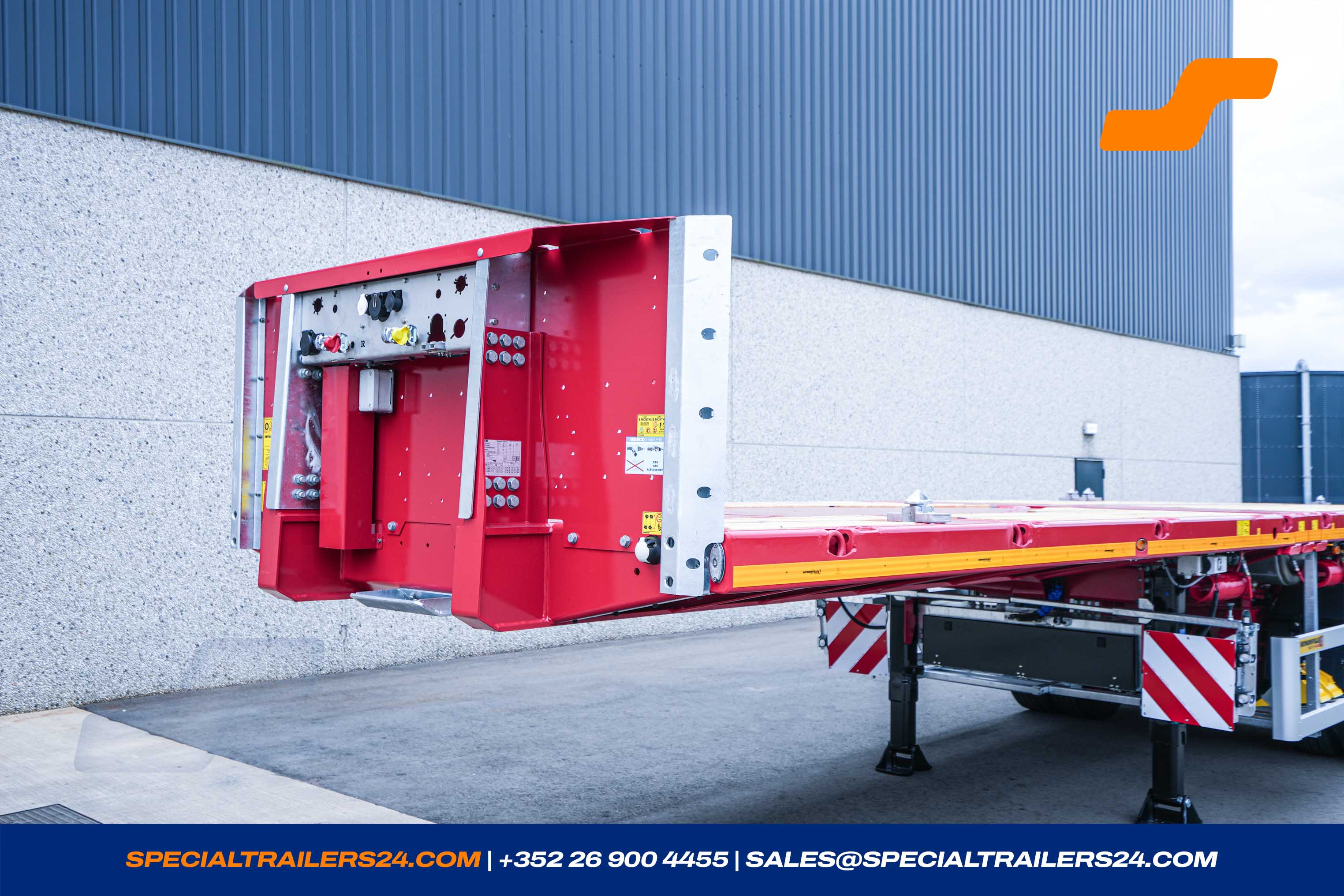 Flatbed trailer Faymonville TeleMAX Vehicle for sale