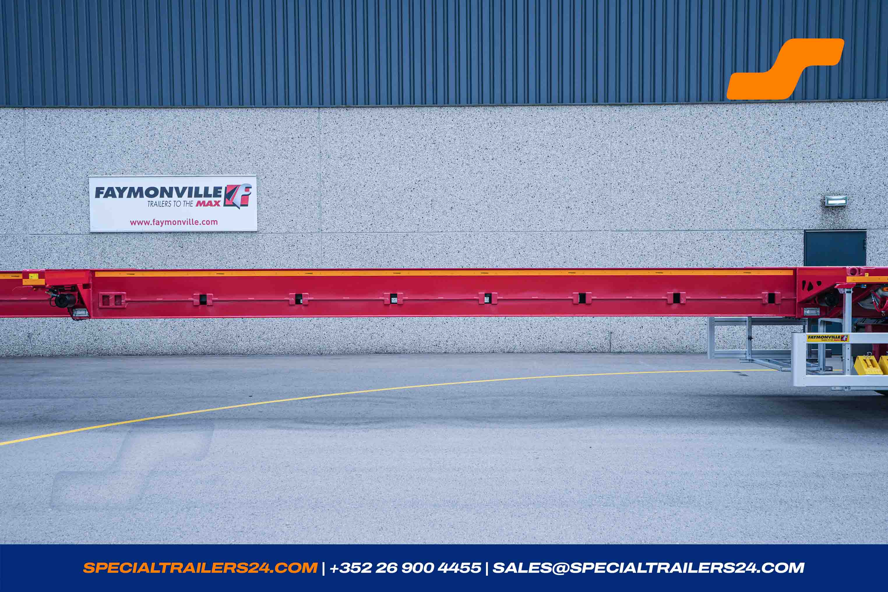 Flatbed trailer Faymonville TeleMAX Vehicle for sale