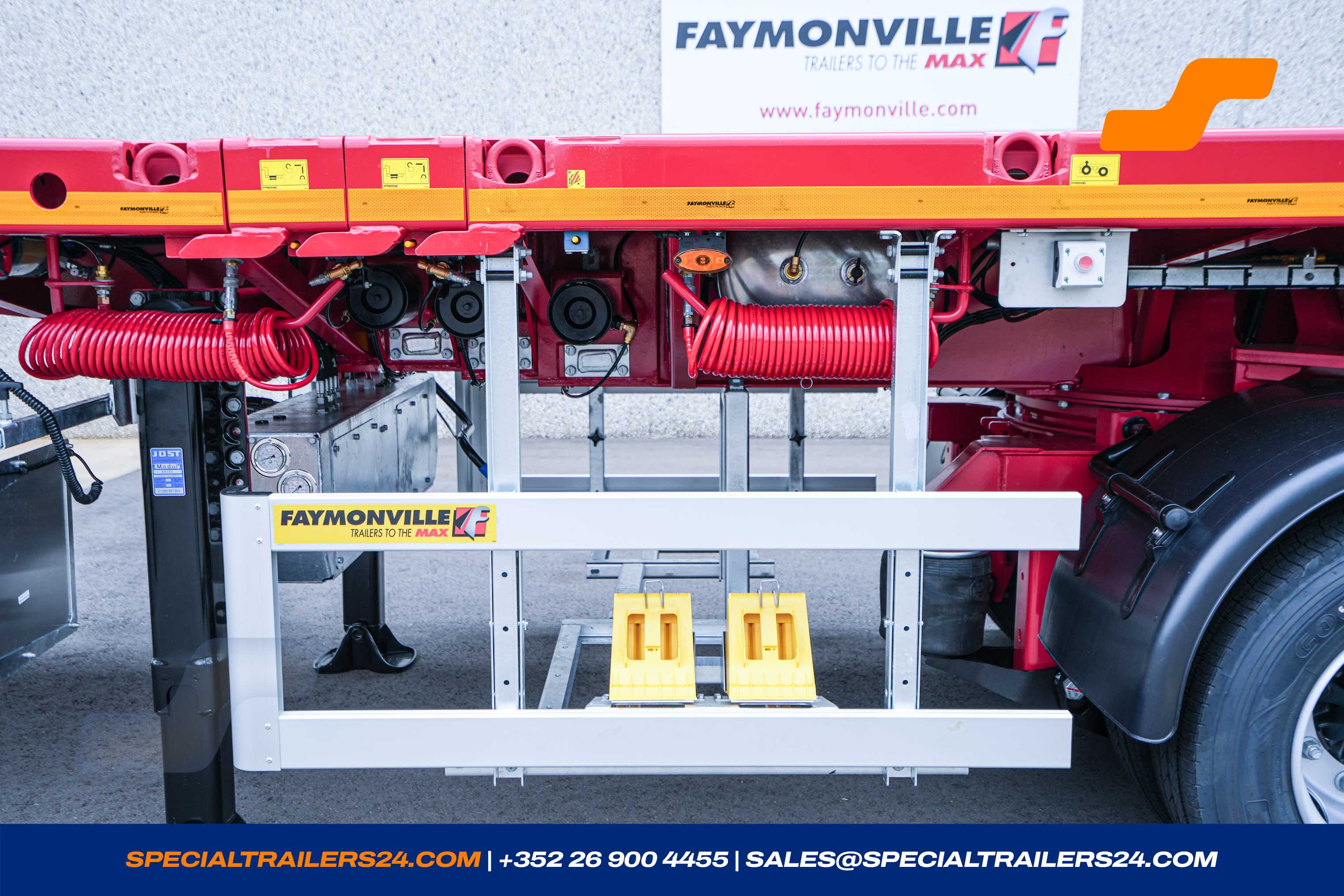 Flatbed trailer Faymonville TeleMAX Vehicle for sale