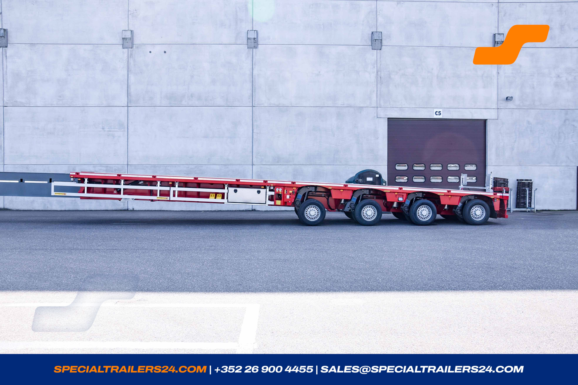Flatbed trailer Faymonville TeleMAX Vehicle for sale (image count prefix 43/47)