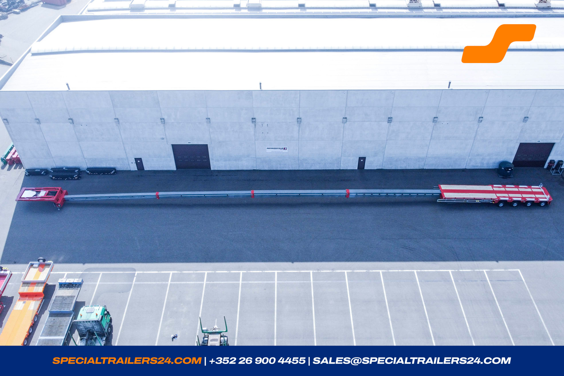 Flatbed trailer Faymonville TeleMAX Vehicle for sale (image count prefix 3/47)