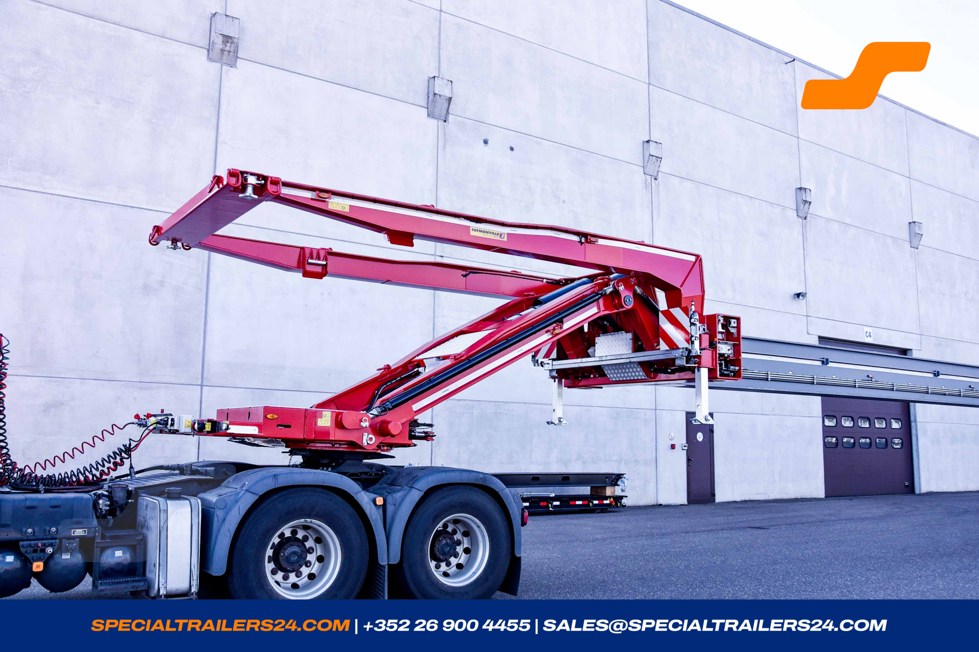 Flatbed trailer Faymonville TeleMAX Vehicle for sale (image count prefix 45/47)