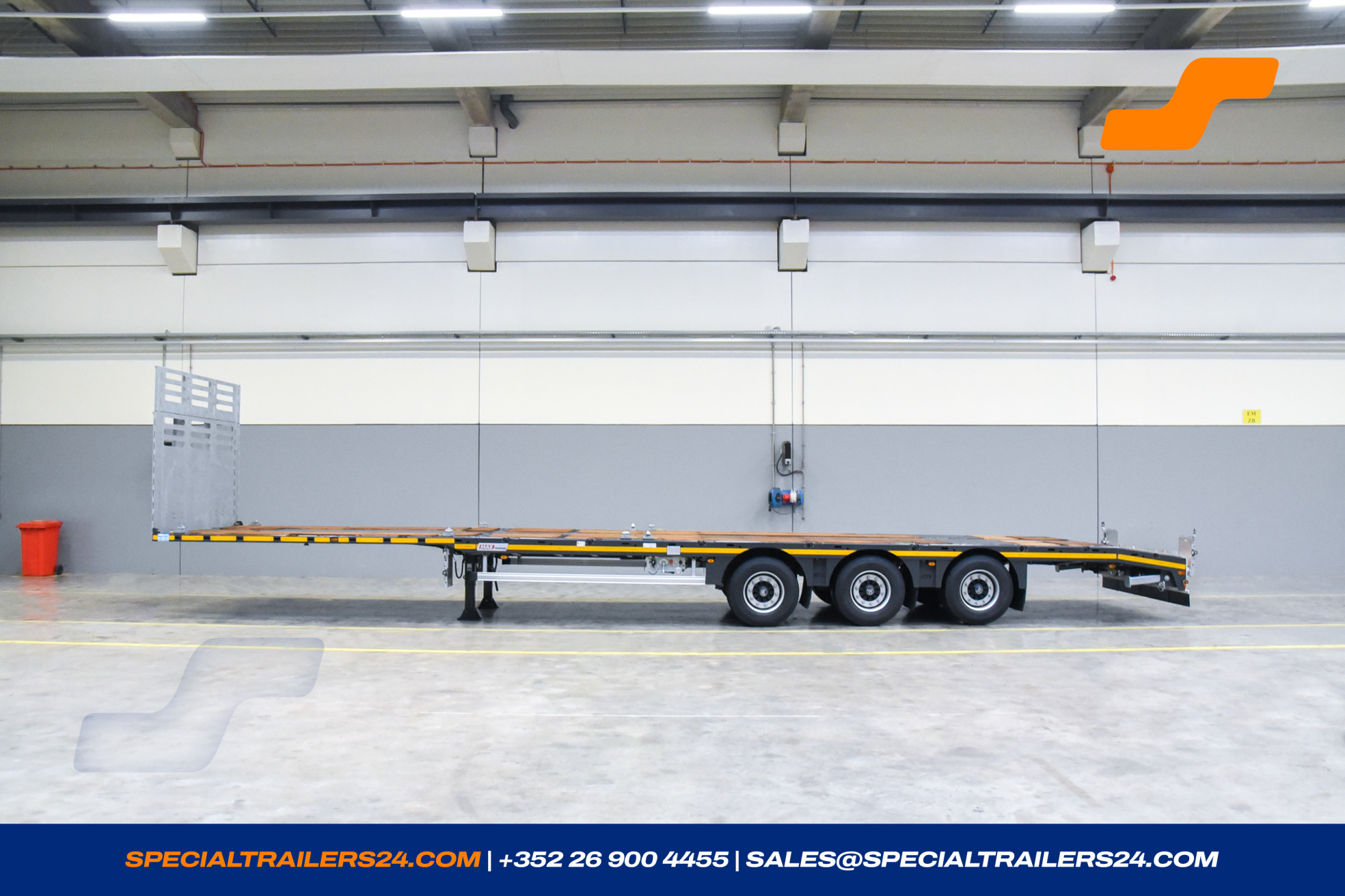 Flatbed trailer MAX Trailer MAX200 Vehicle for sale