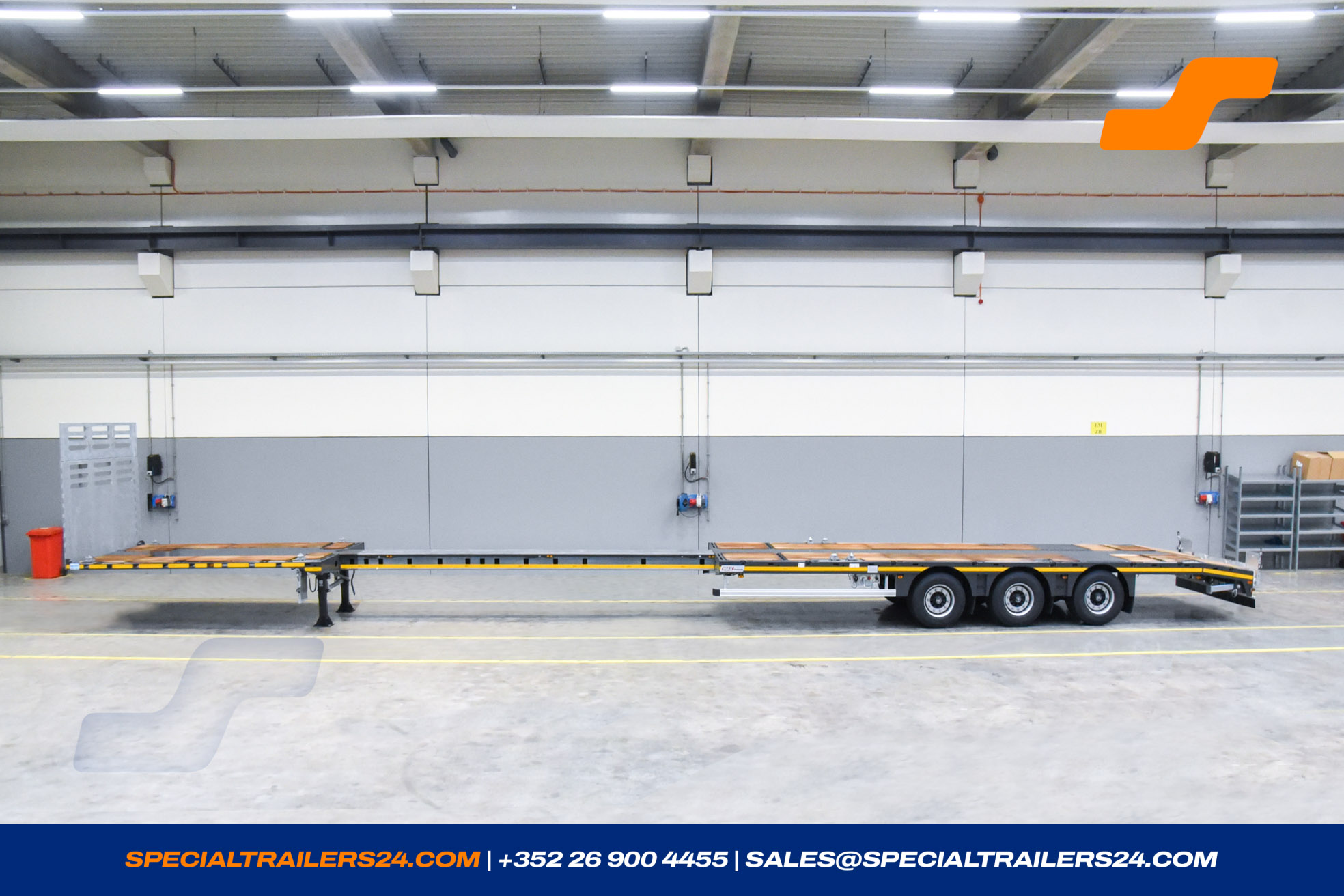 Flatbed trailer MAX Trailer MAX200 Vehicle for sale