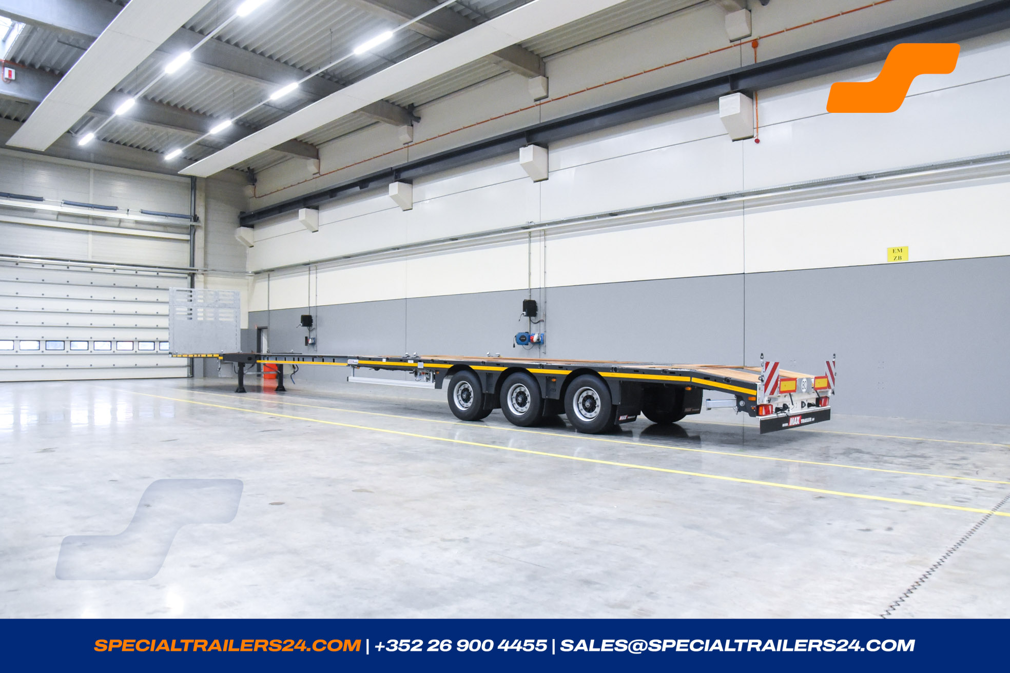 Flatbed trailer MAX Trailer MAX200 Vehicle for sale