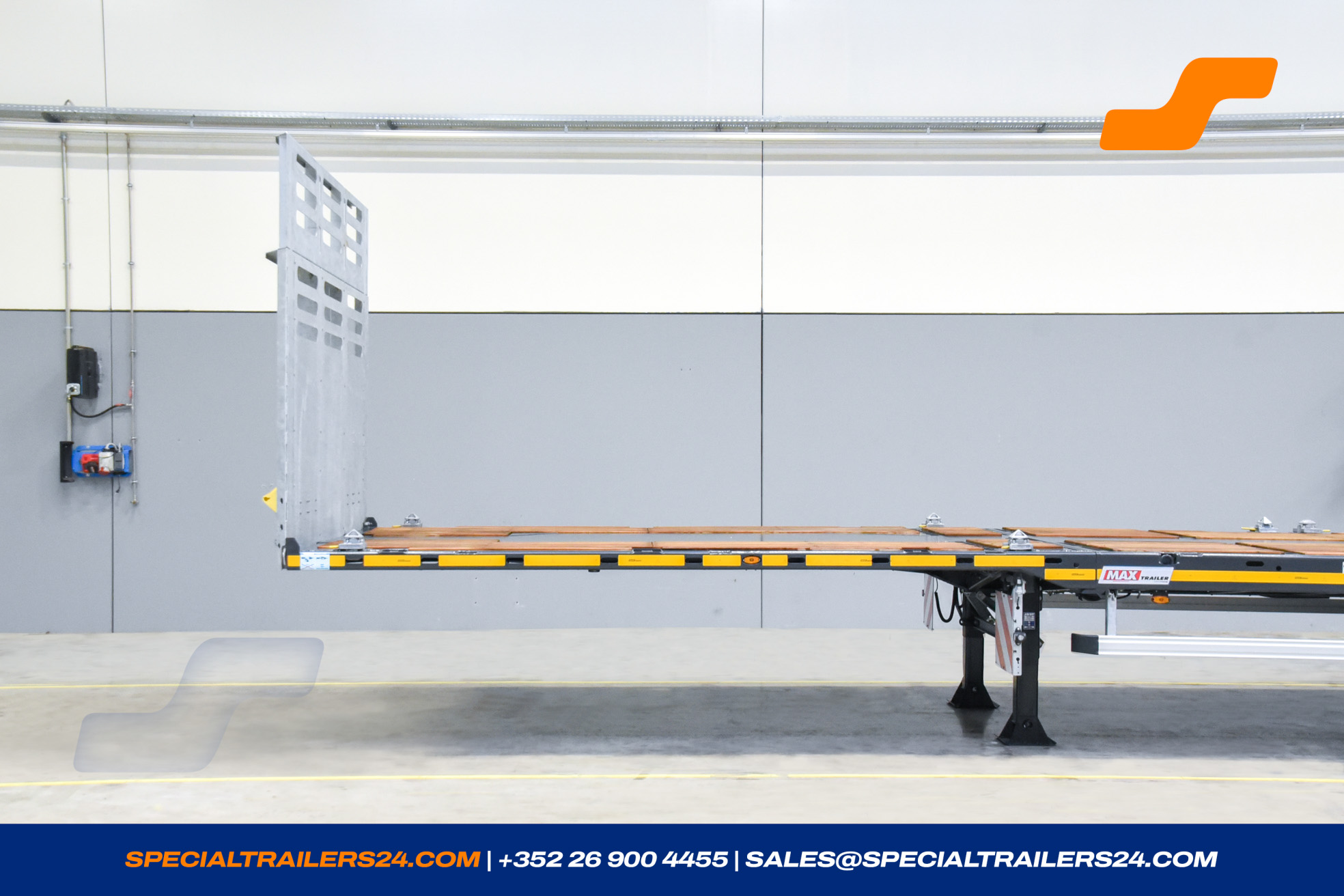 Flatbed trailer MAX Trailer MAX200 Vehicle for sale