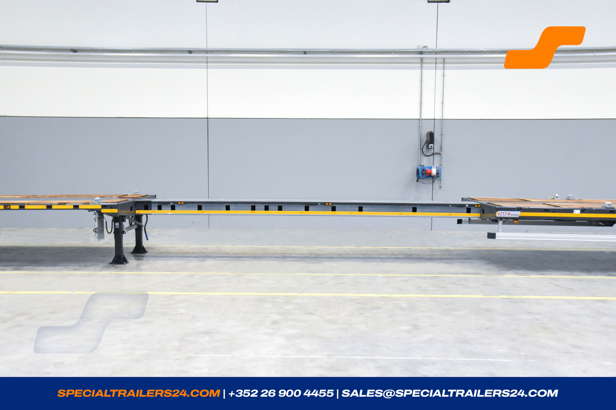 Flatbed trailer MAX Trailer MAX200 Vehicle for sale