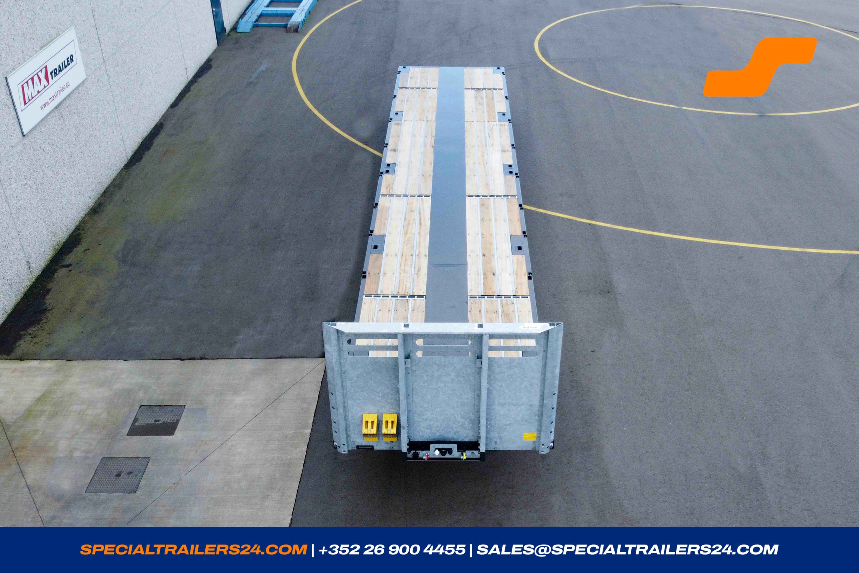 Flatbed trailer MAX Trailer MAX200 Vehicle for sale