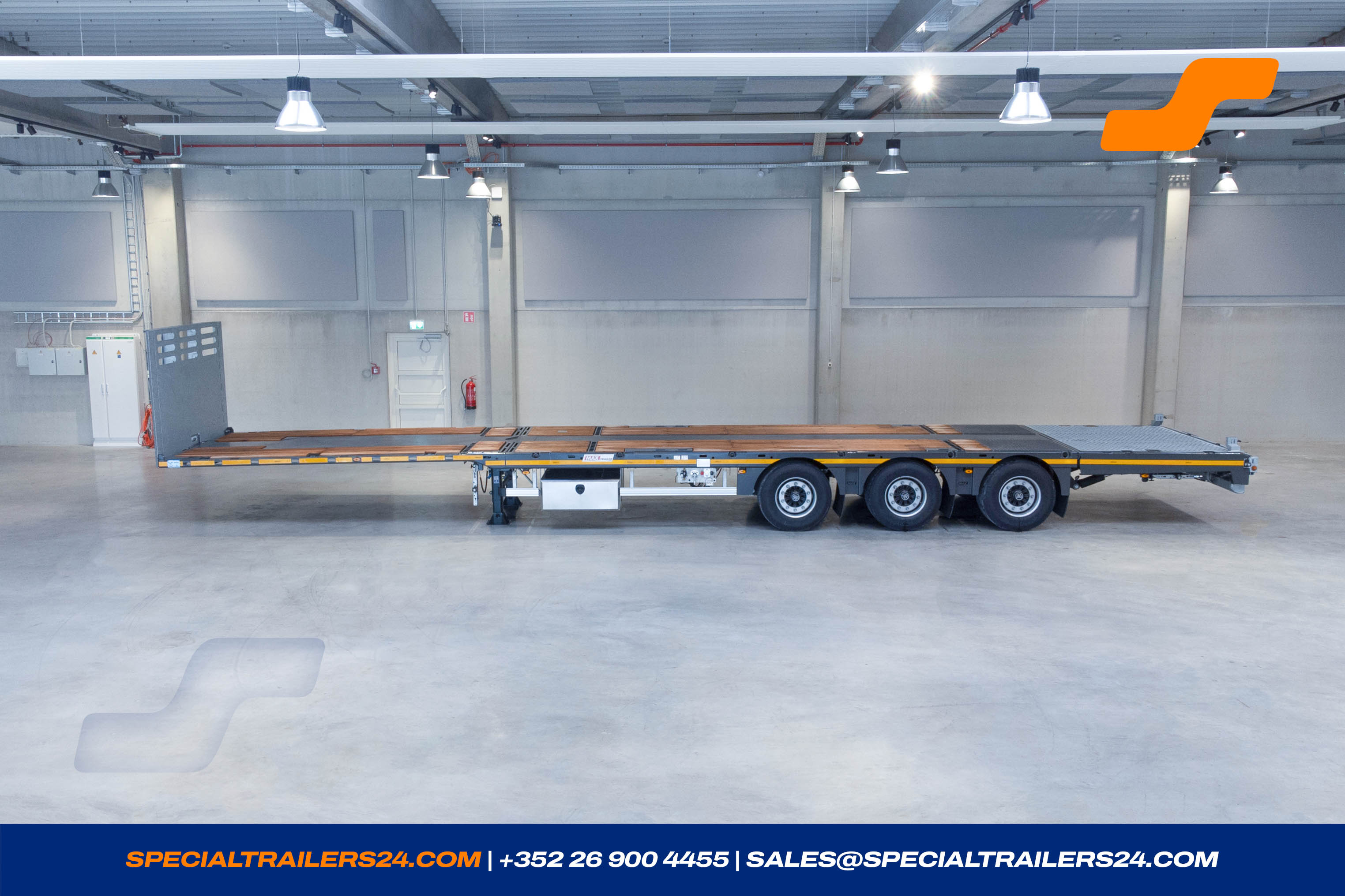 Flatbed trailer MAX Trailer MAX200 Vehicle for sale