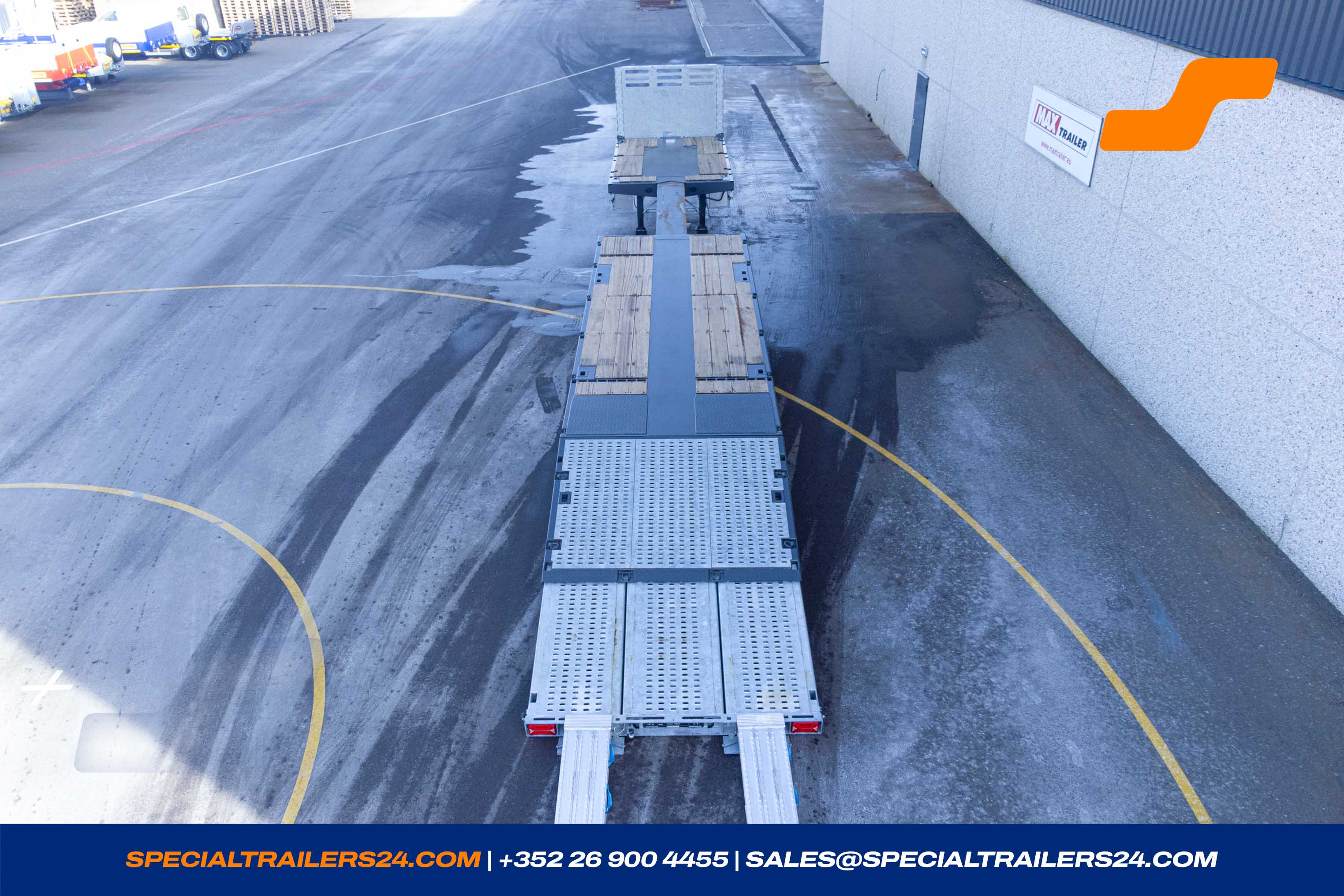 Flatbed trailer MAX Trailer MAX200 Vehicle for sale