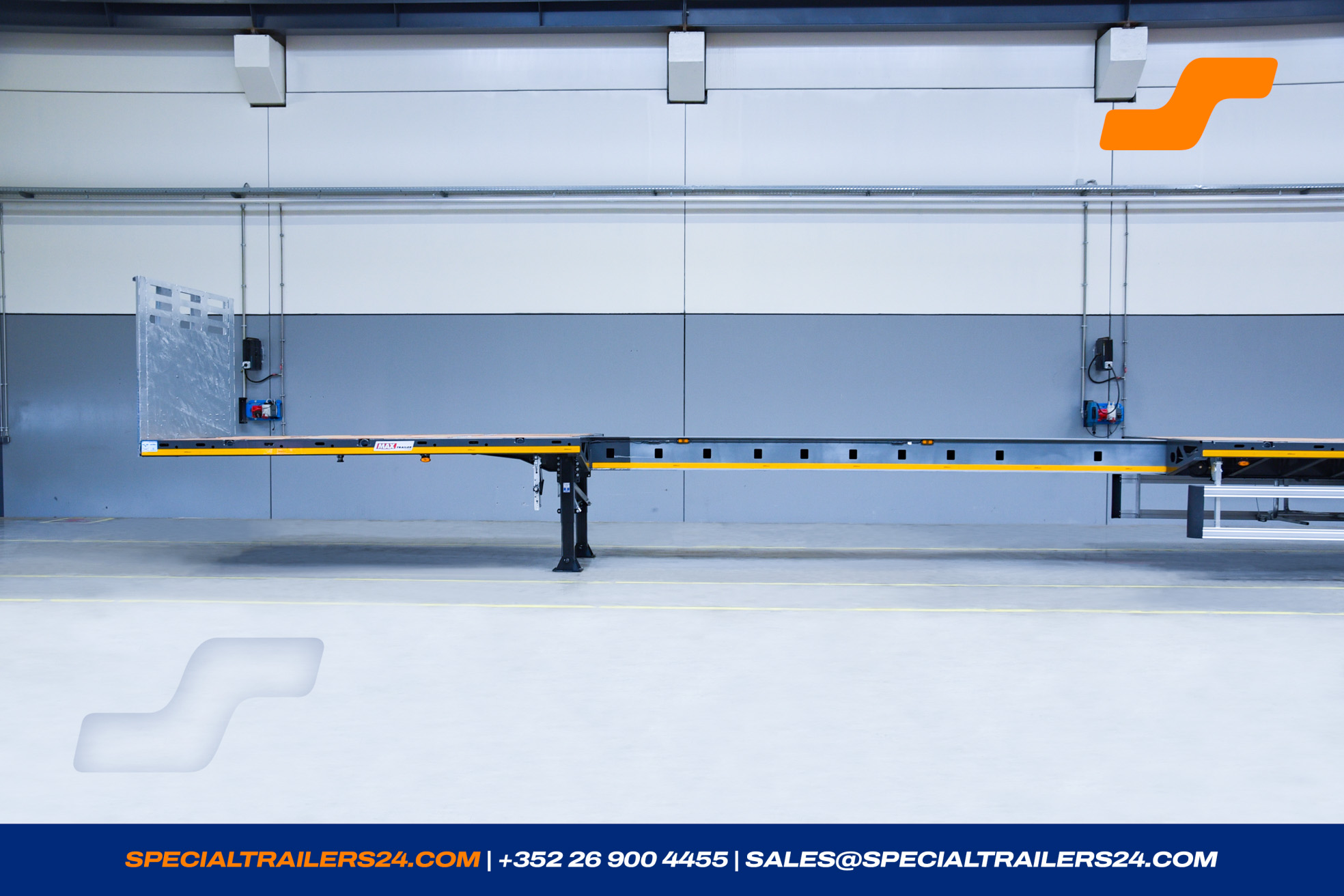 Flatbed trailer MAX Trailer MAX200 Vehicle for sale