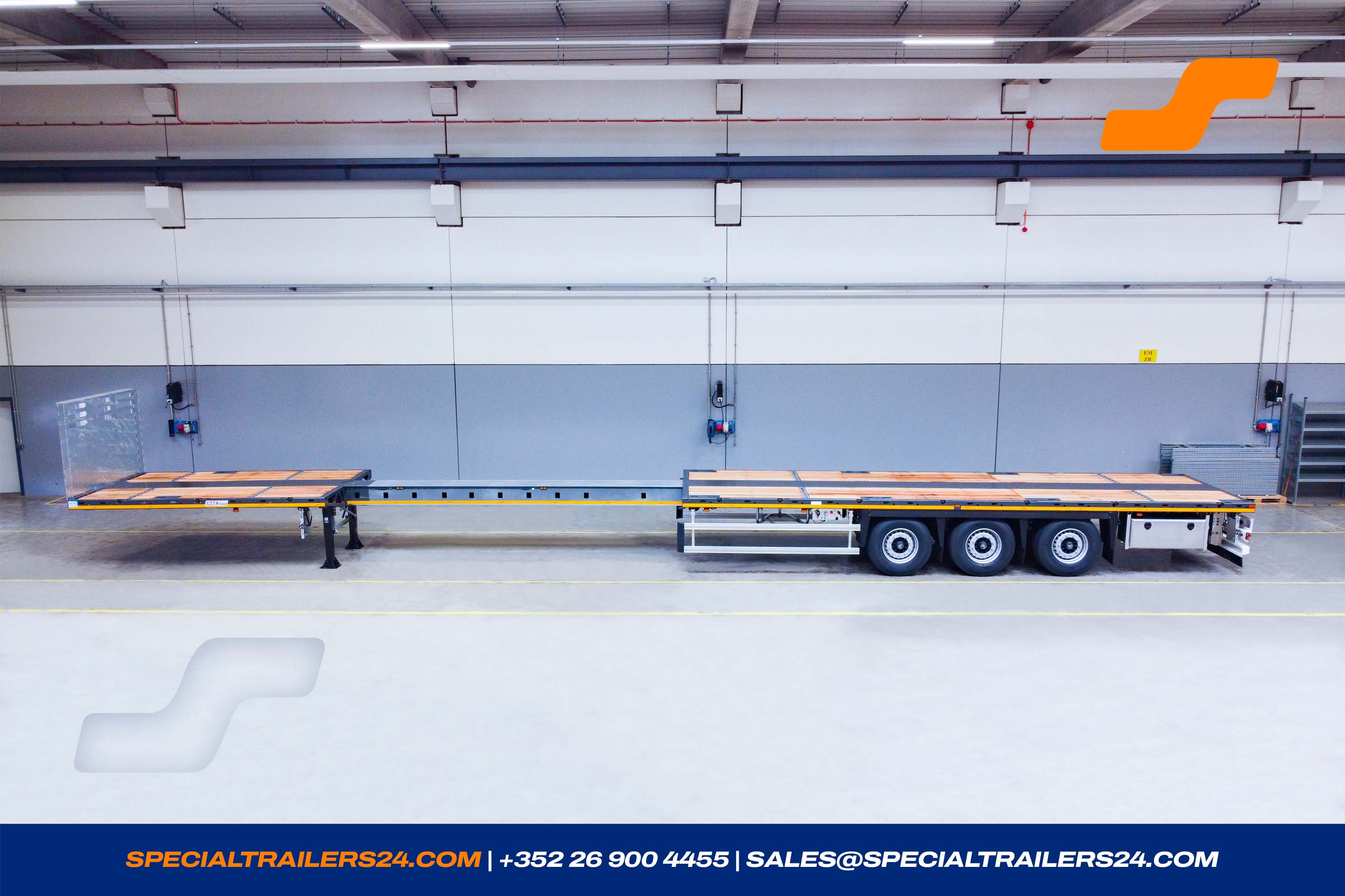 Flatbed trailer MAX Trailer MAX200 Vehicle for sale