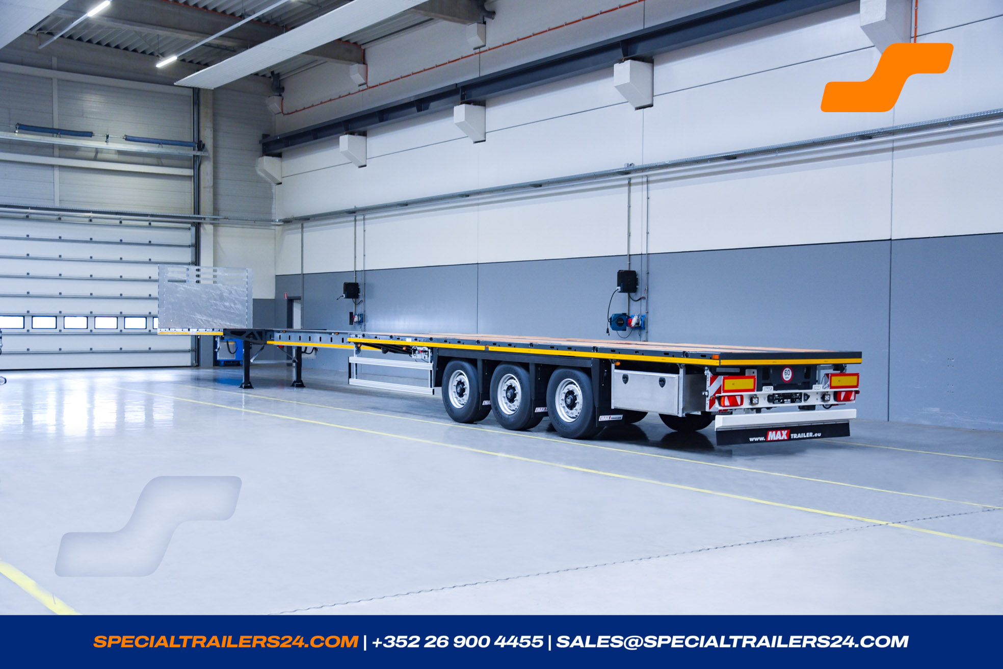 Flatbed trailer MAX Trailer MAX200 Vehicle for sale