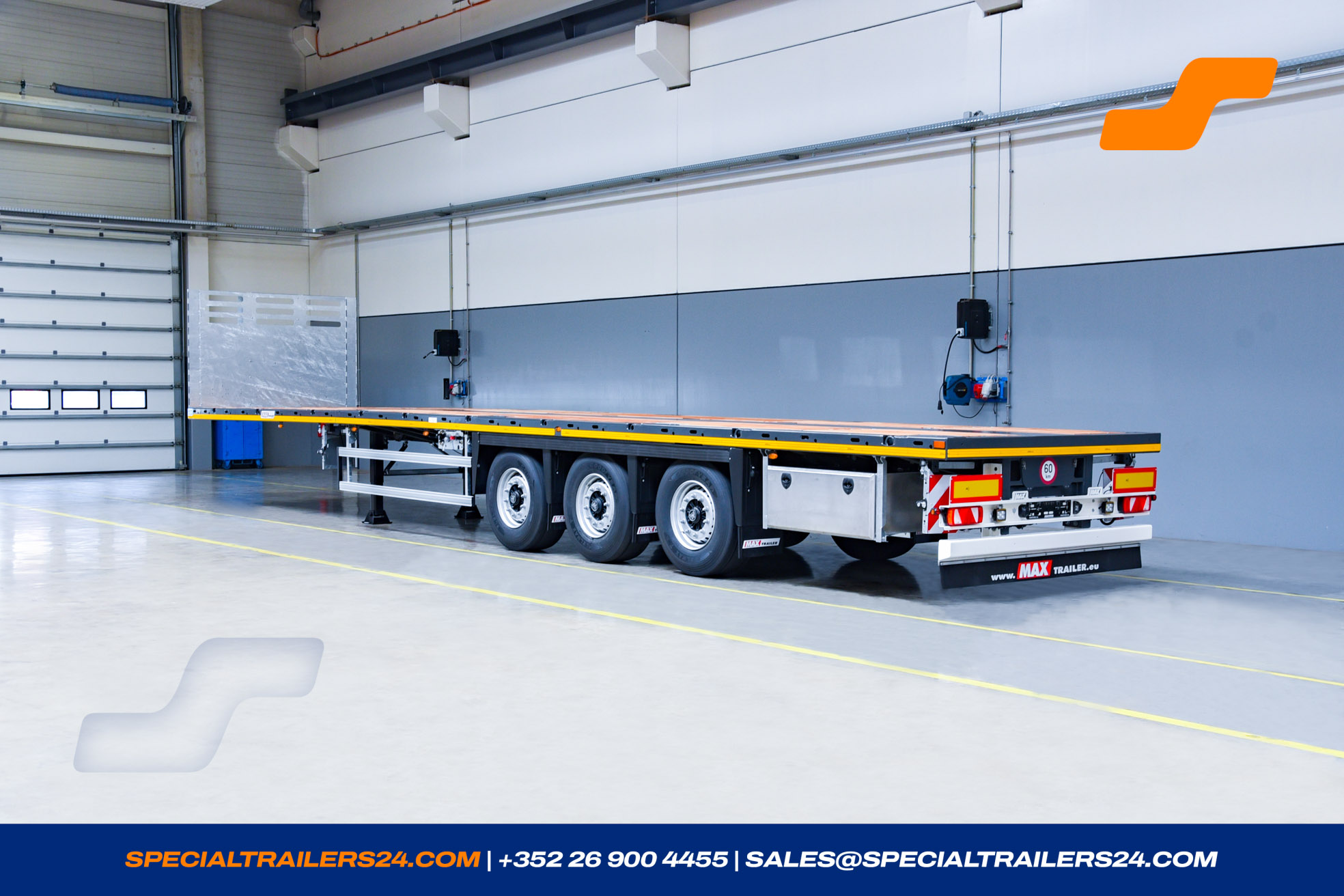 Flatbed trailer MAX Trailer MAX200 Vehicle for sale