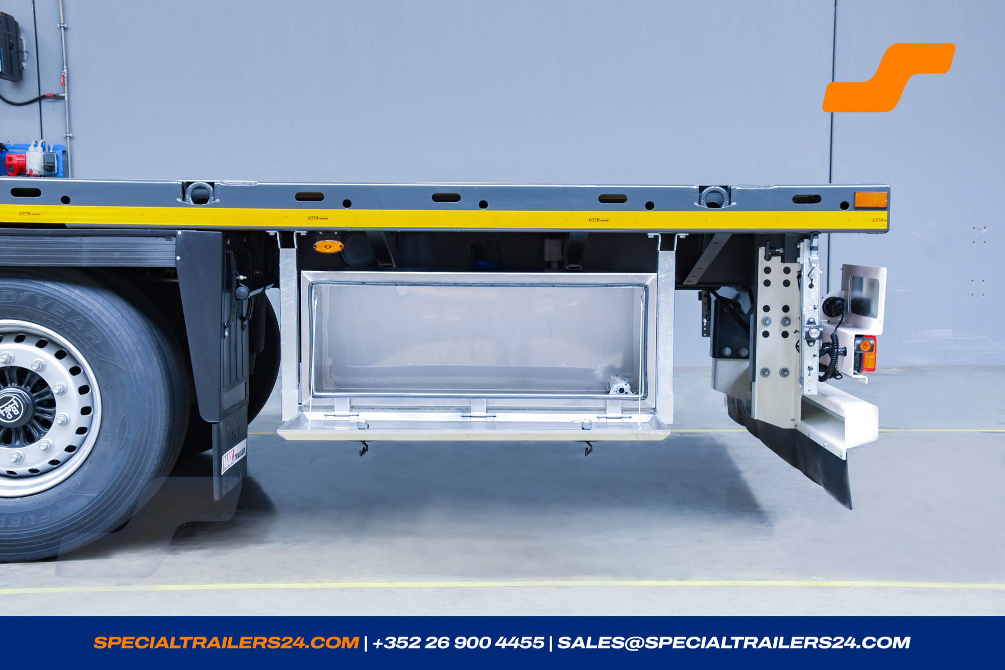 Flatbed trailer MAX Trailer MAX200 Vehicle for sale