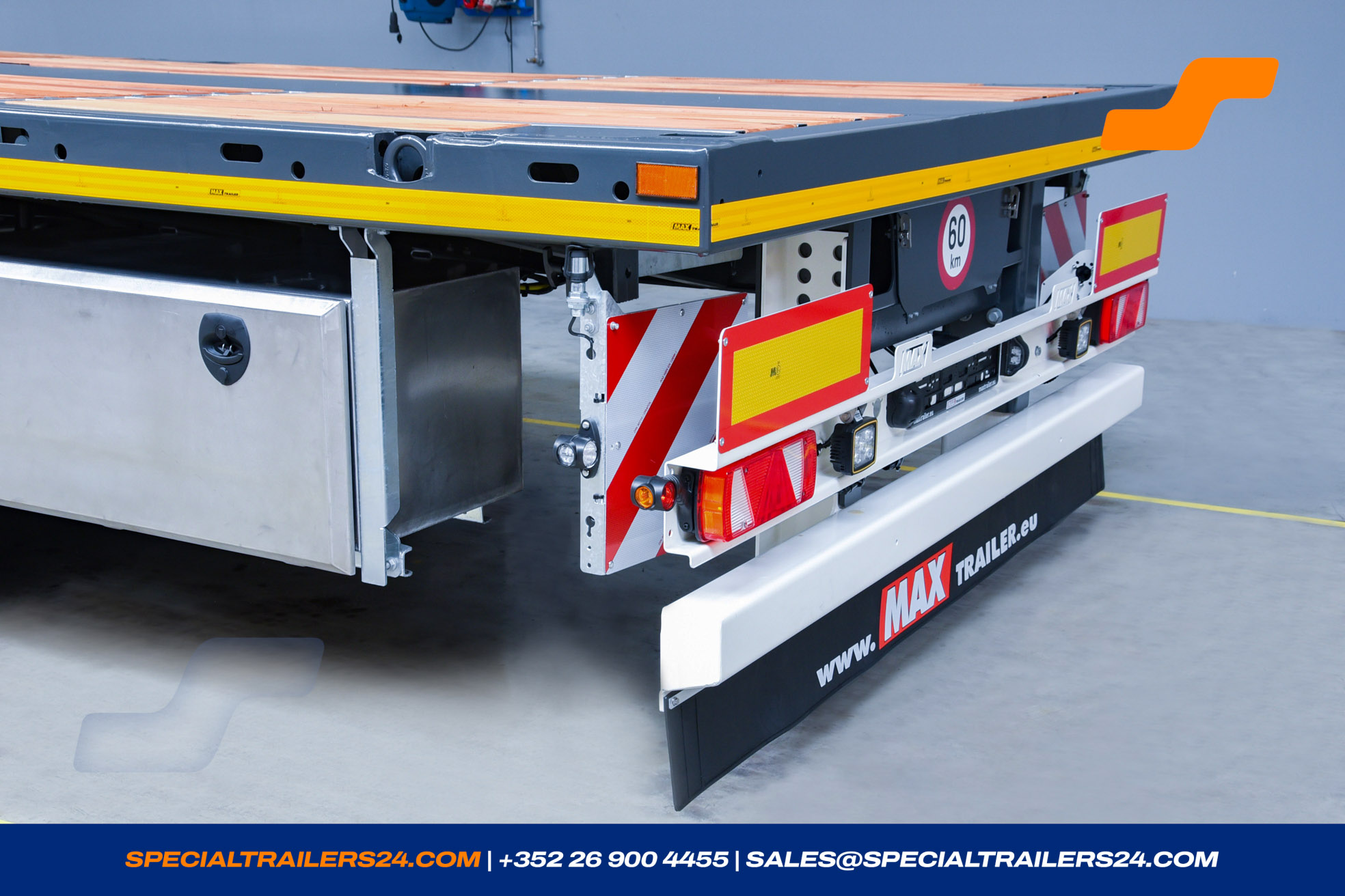 Flatbed trailer MAX Trailer MAX200 Vehicle for sale