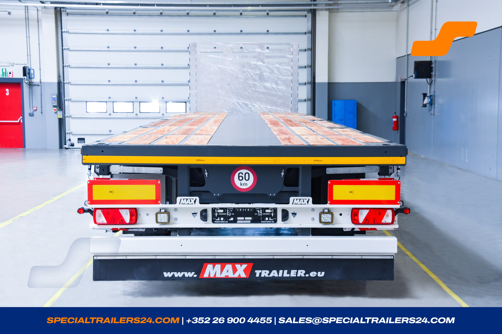 Flatbed trailer MAX Trailer MAX200 Vehicle for sale