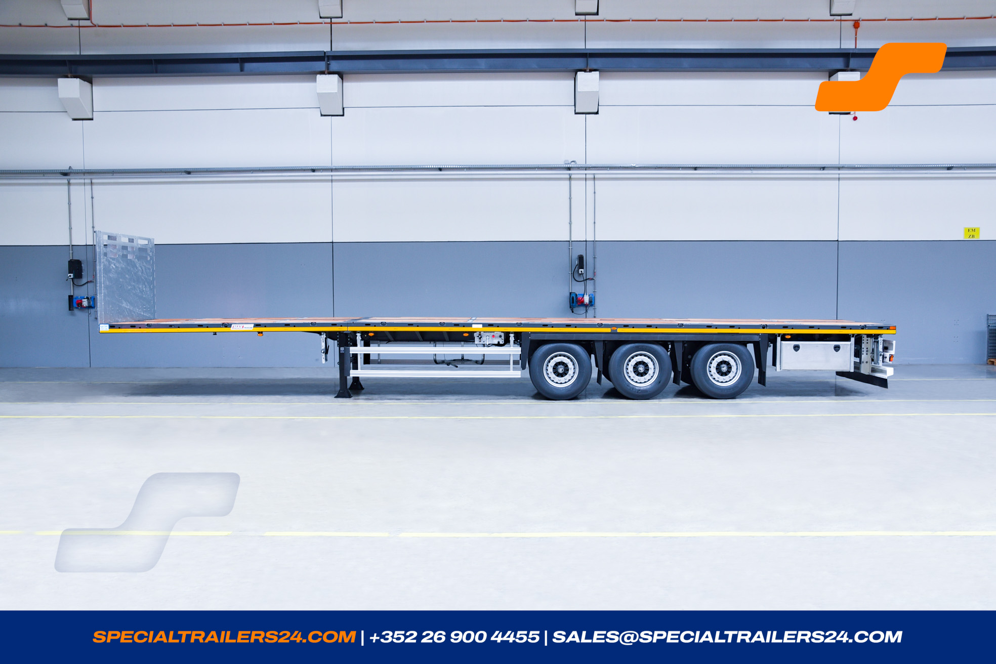 Flatbed trailer MAX Trailer MAX200 Vehicle for sale