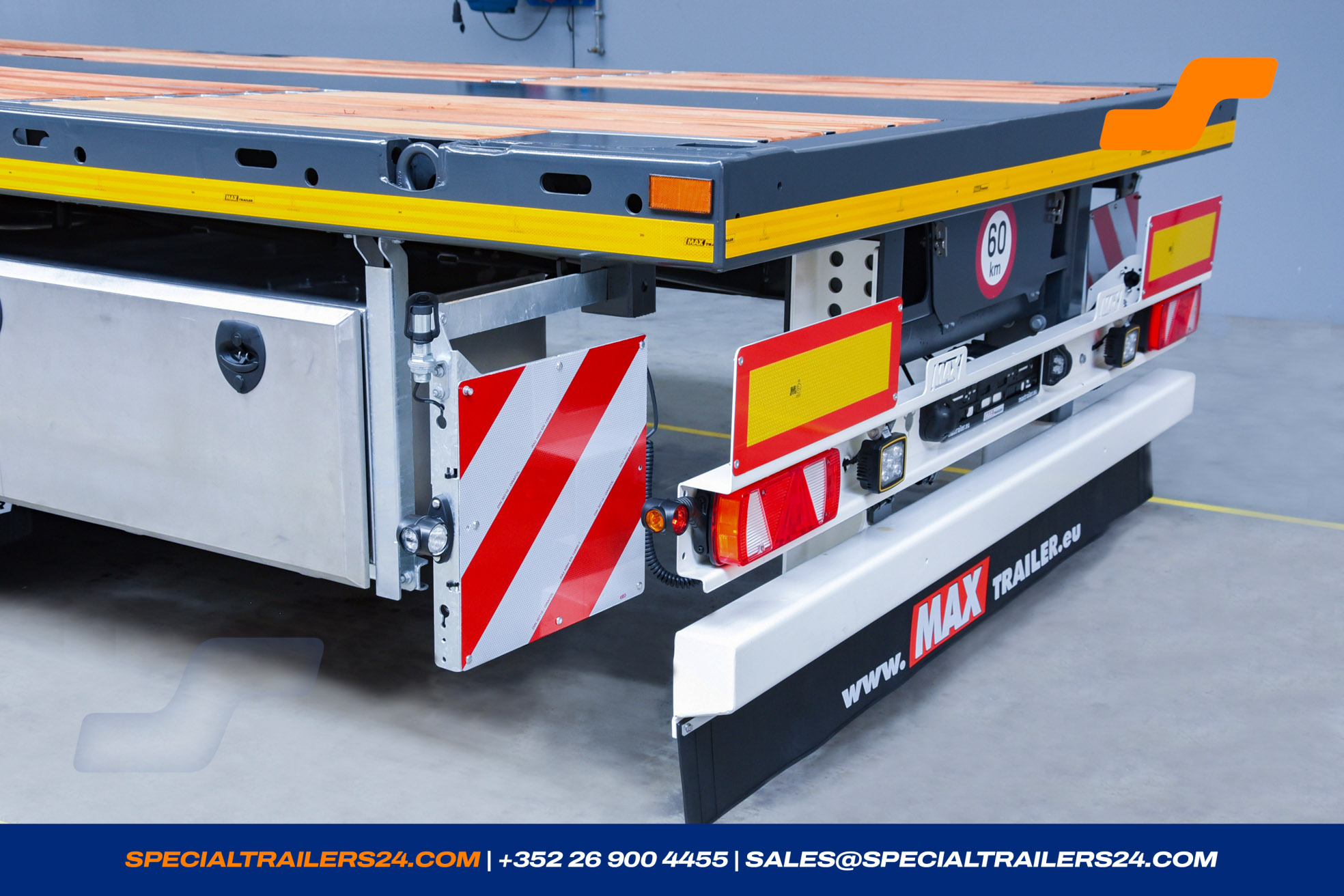 Flatbed trailer MAX Trailer MAX200 Vehicle for sale