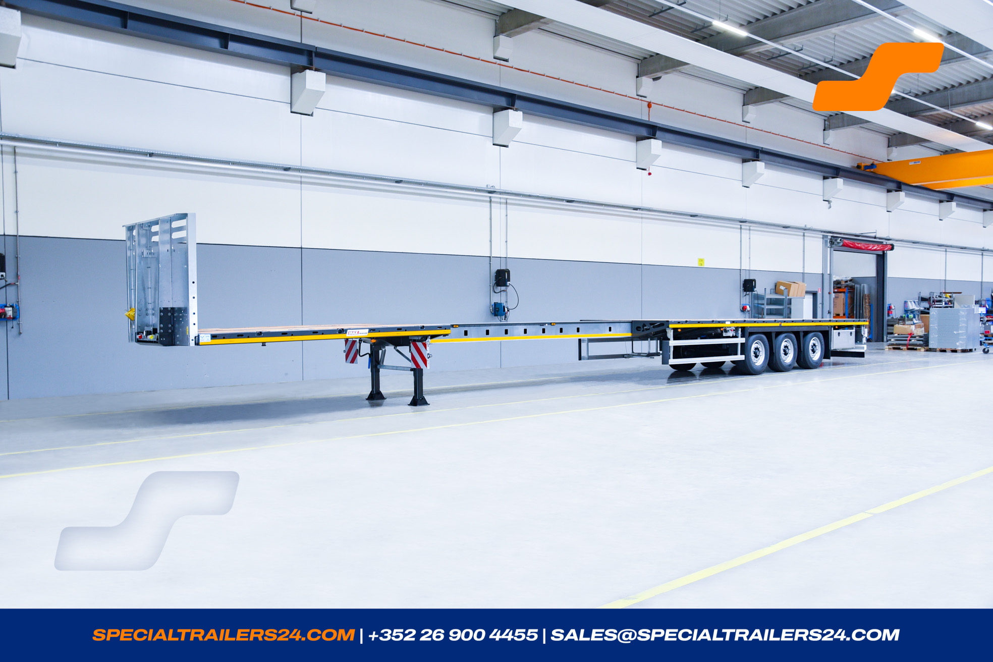 Flatbed trailer MAX Trailer MAX200 Vehicle for sale