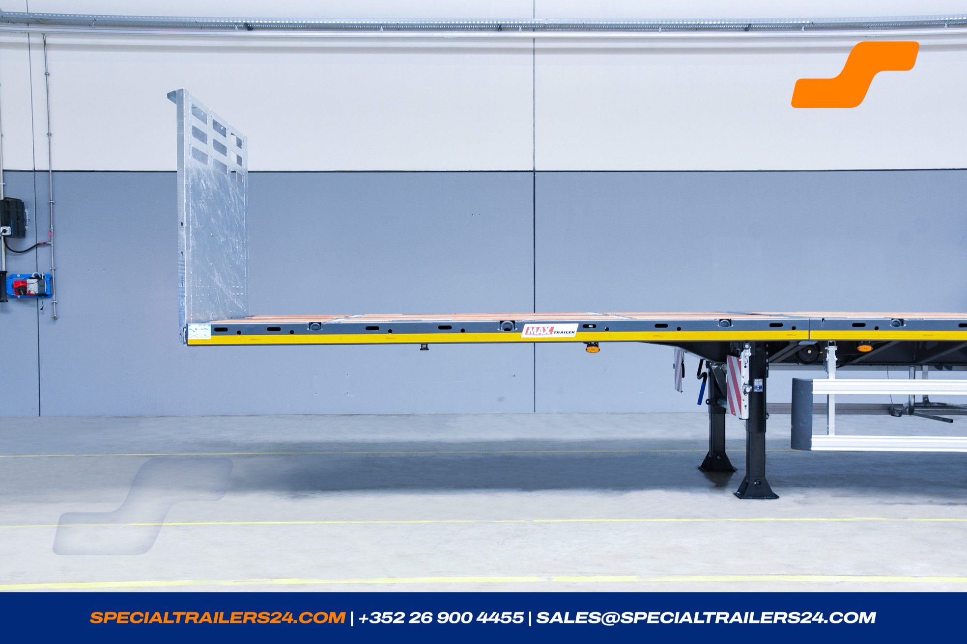 Flatbed trailer MAX Trailer MAX200 Vehicle for sale