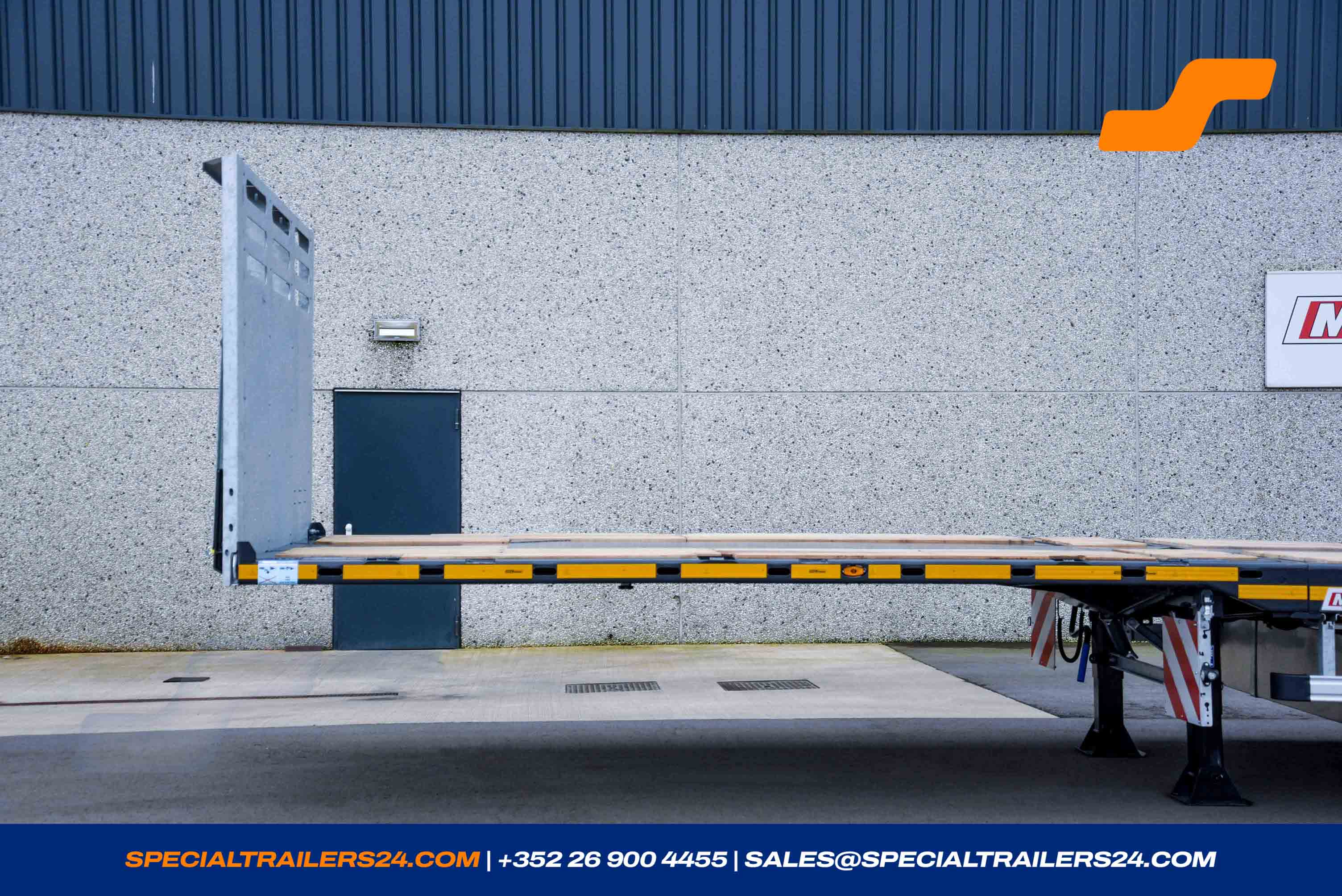 Flatbed trailer MAX Trailer MAX200 Vehicle for sale