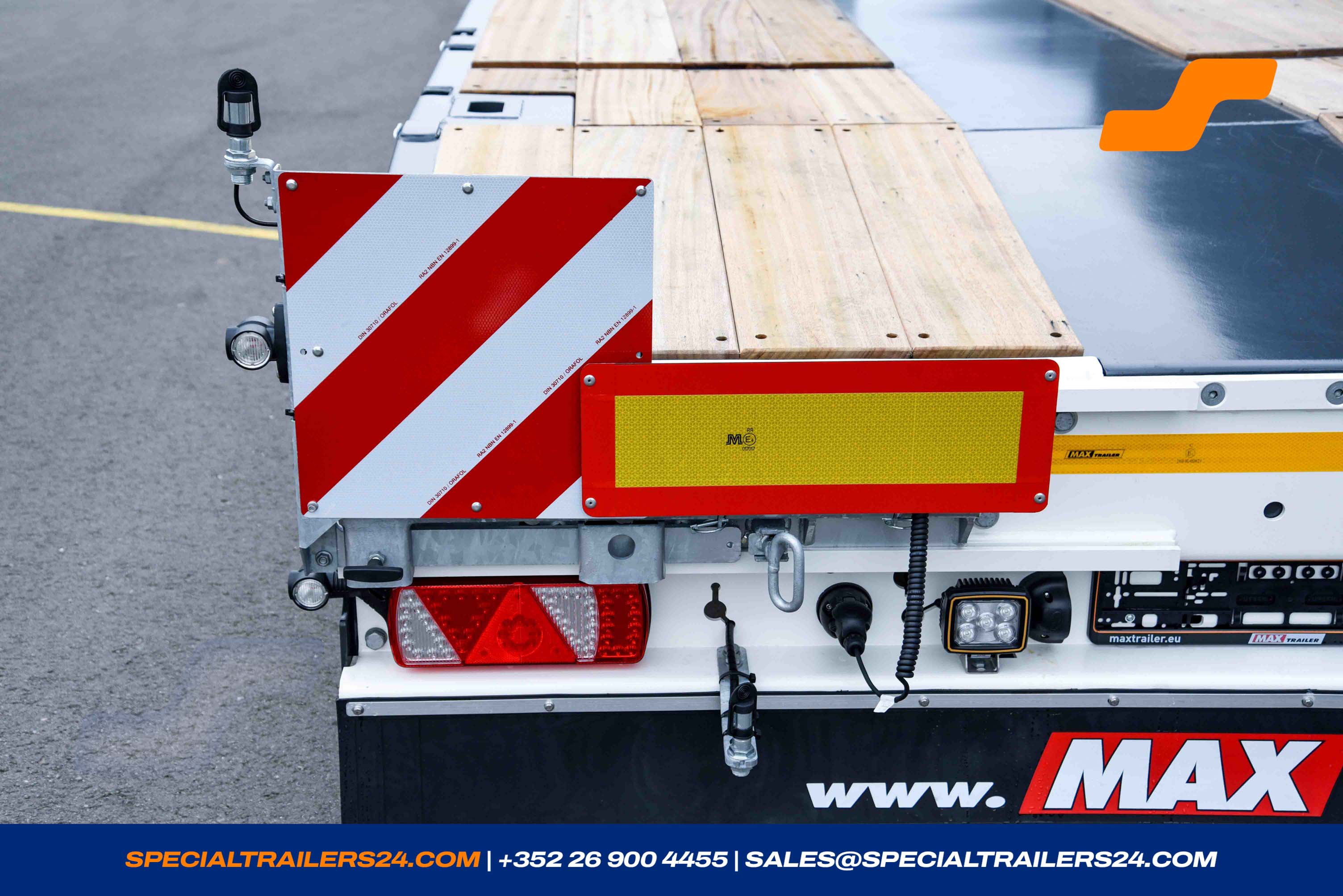 Flatbed trailer MAX Trailer MAX200 Vehicle for sale