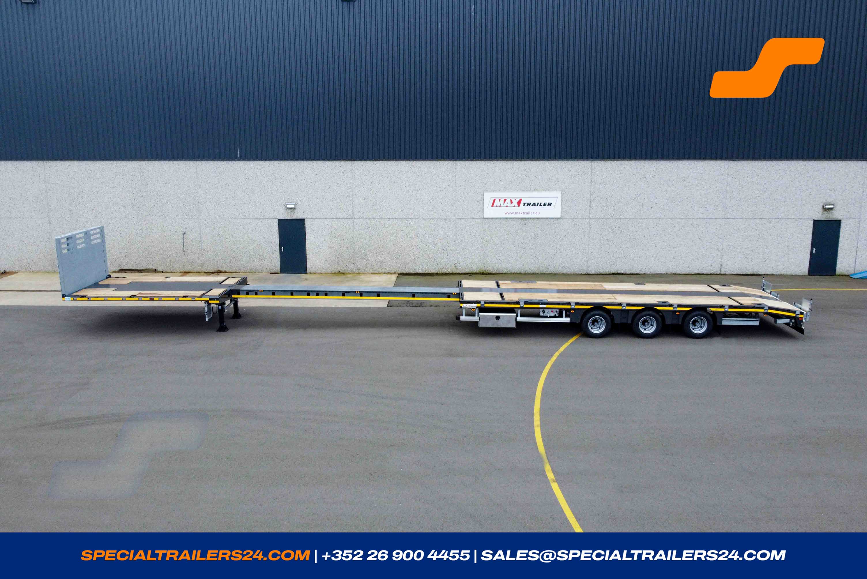 Flatbed trailer MAX Trailer MAX200 Vehicle for sale