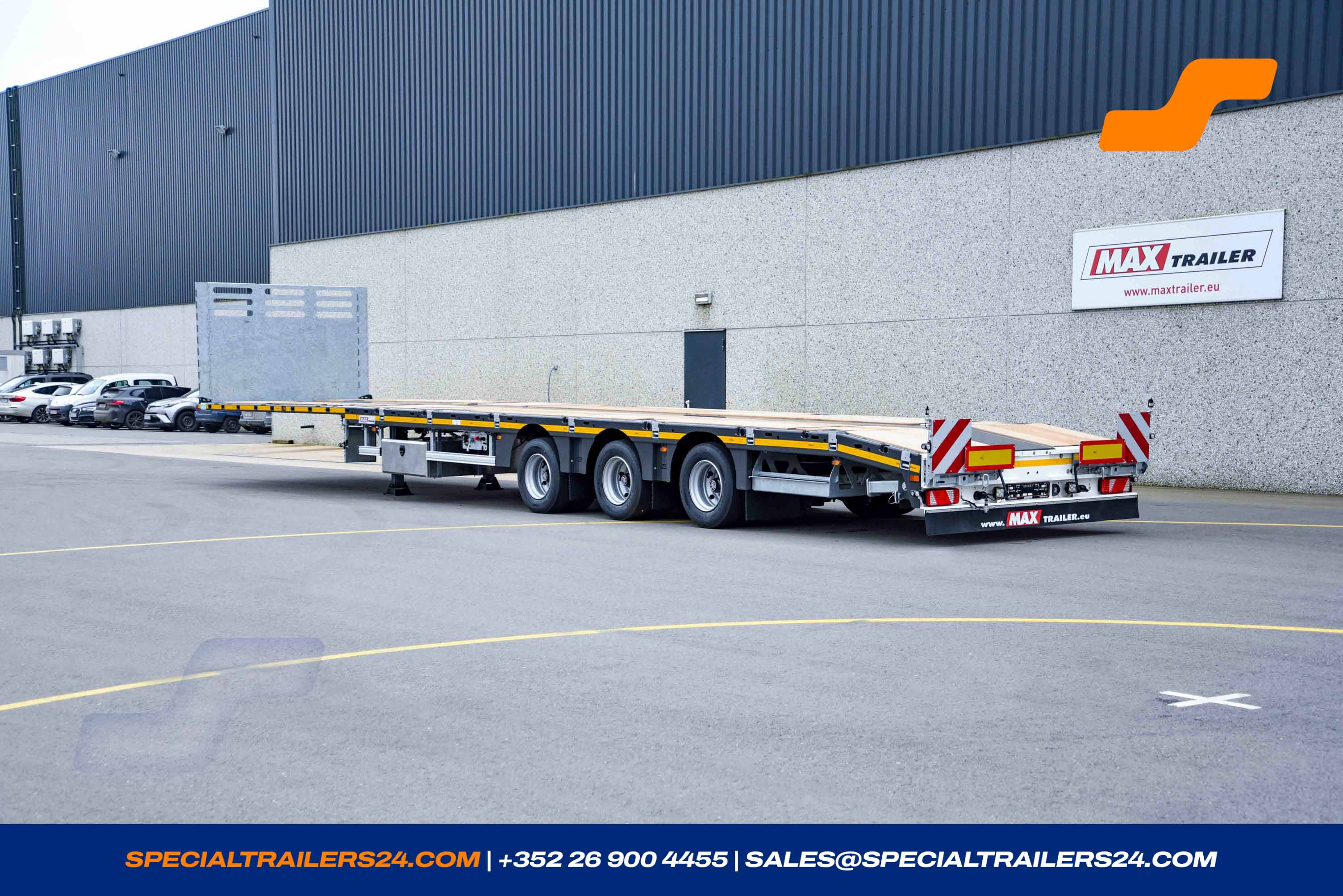Flatbed trailer MAX Trailer MAX200 Vehicle for sale
