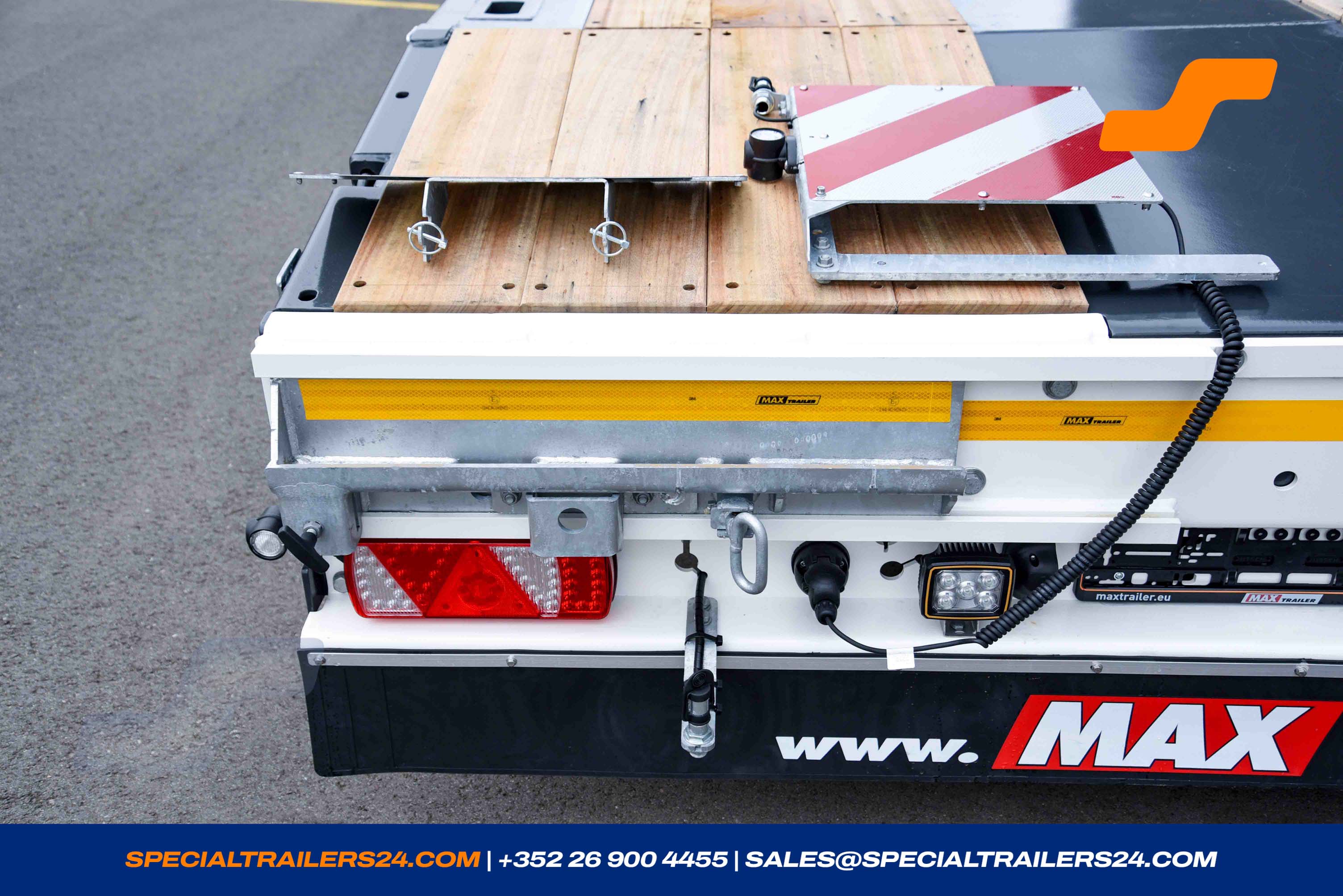 Flatbed trailer MAX Trailer MAX200 Vehicle for sale