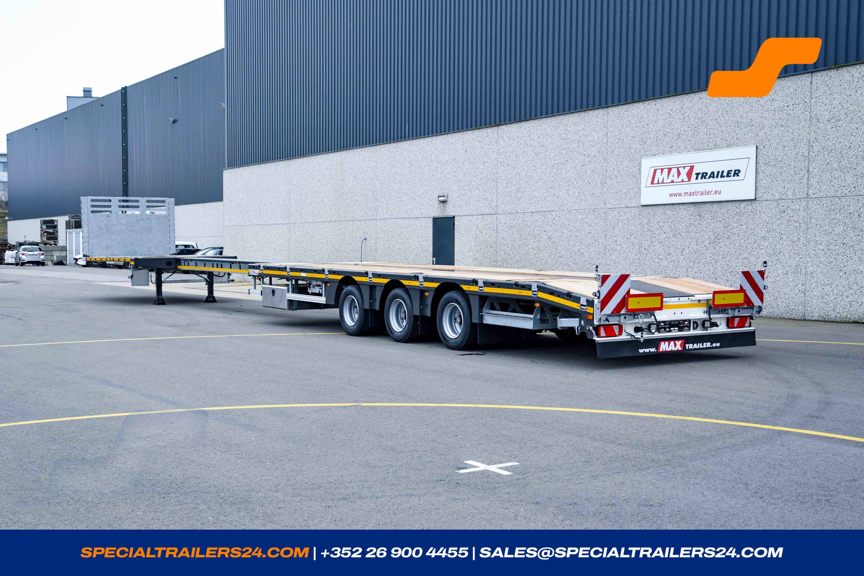 Flatbed trailer MAX Trailer MAX200 Vehicle for sale