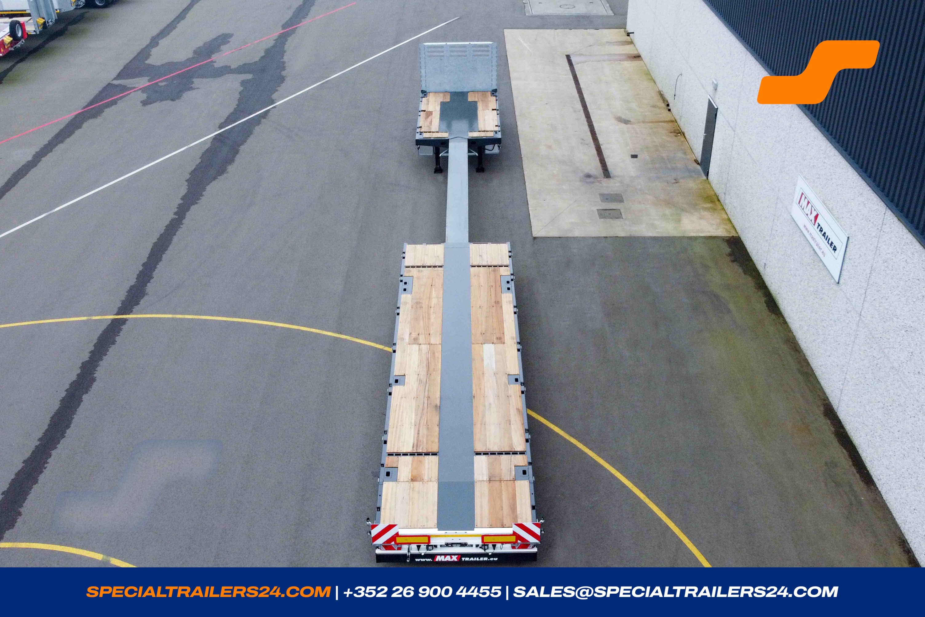 Flatbed trailer MAX Trailer MAX200 Vehicle for sale