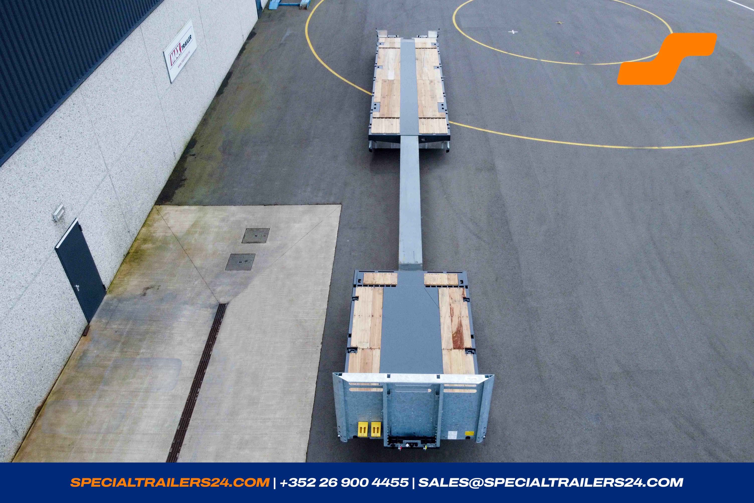 Flatbed trailer MAX Trailer MAX200 Vehicle for sale