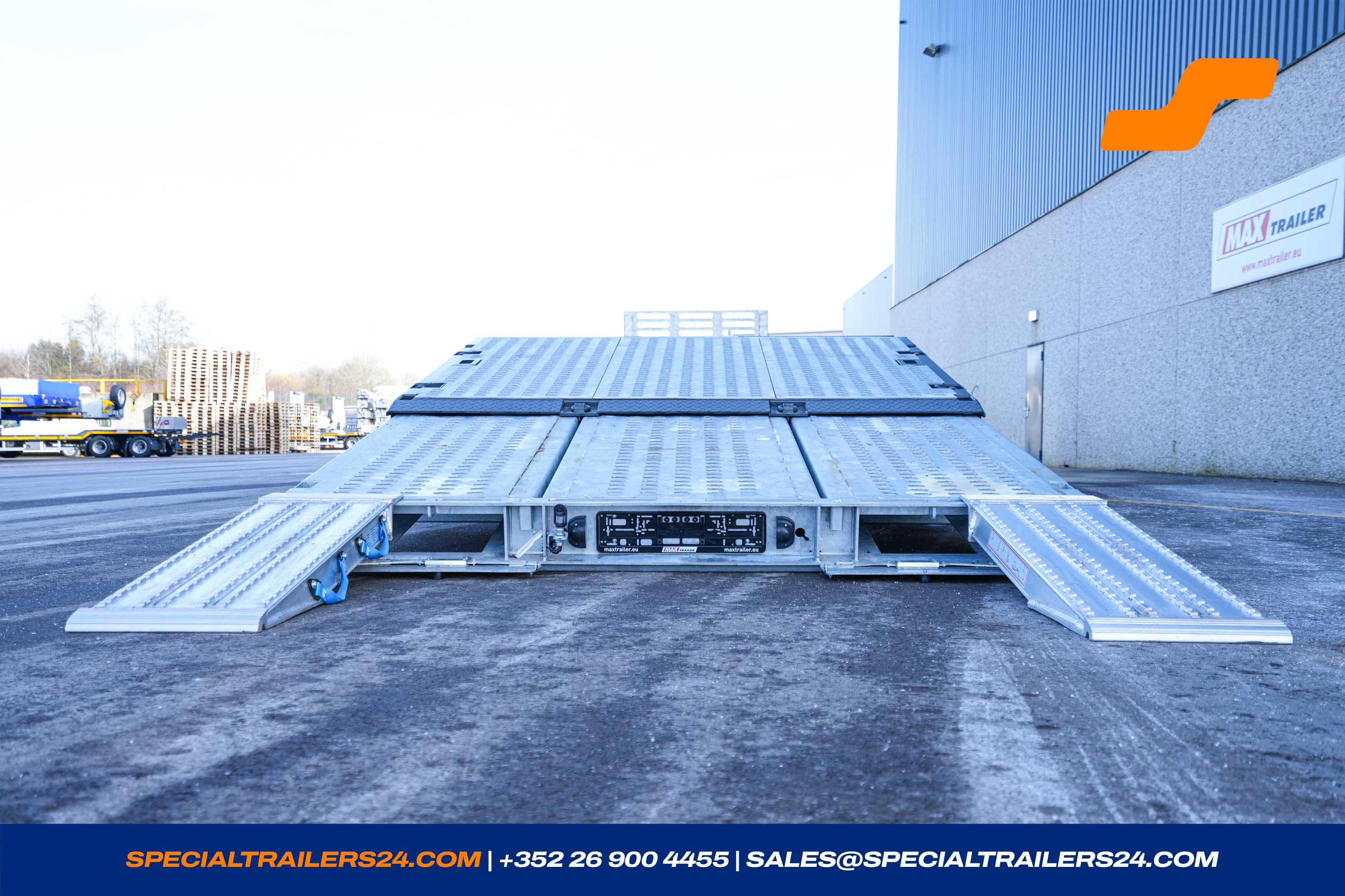 Flatbed trailer MAX Trailer MAX200 Vehicle for sale