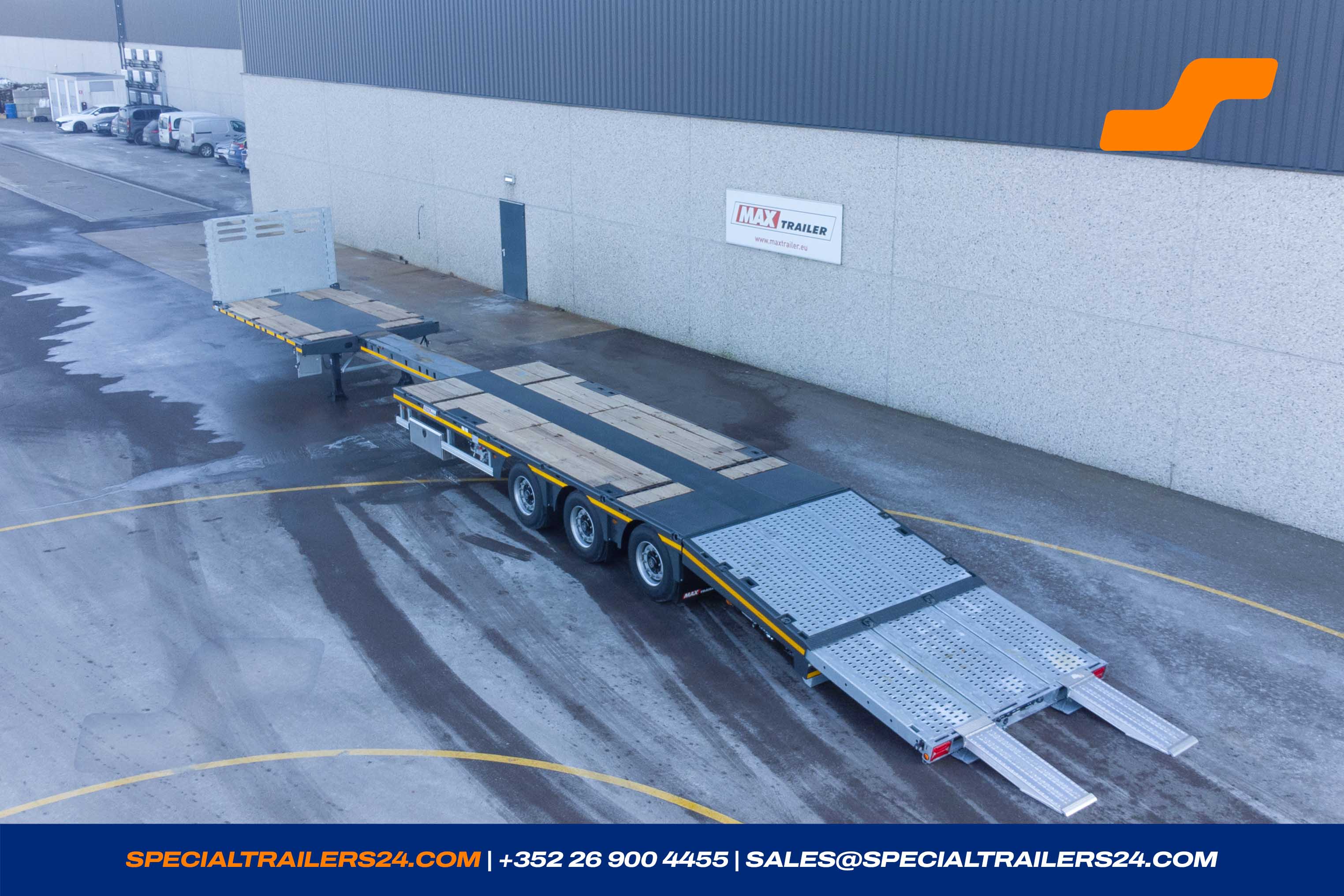 Flatbed trailer MAX Trailer MAX200 Vehicle for sale