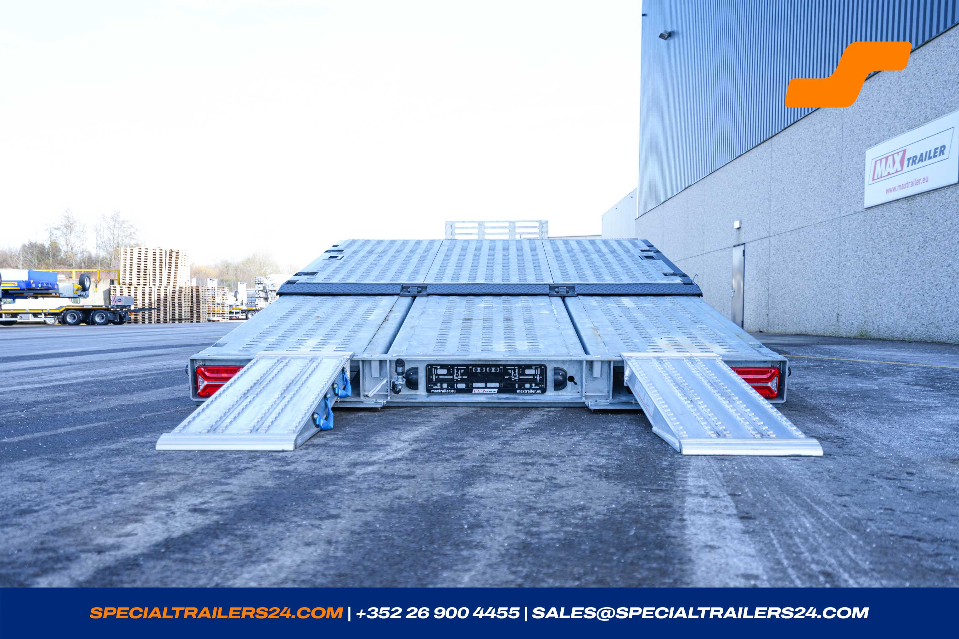 Flatbed trailer MAX Trailer MAX200 Vehicle for sale