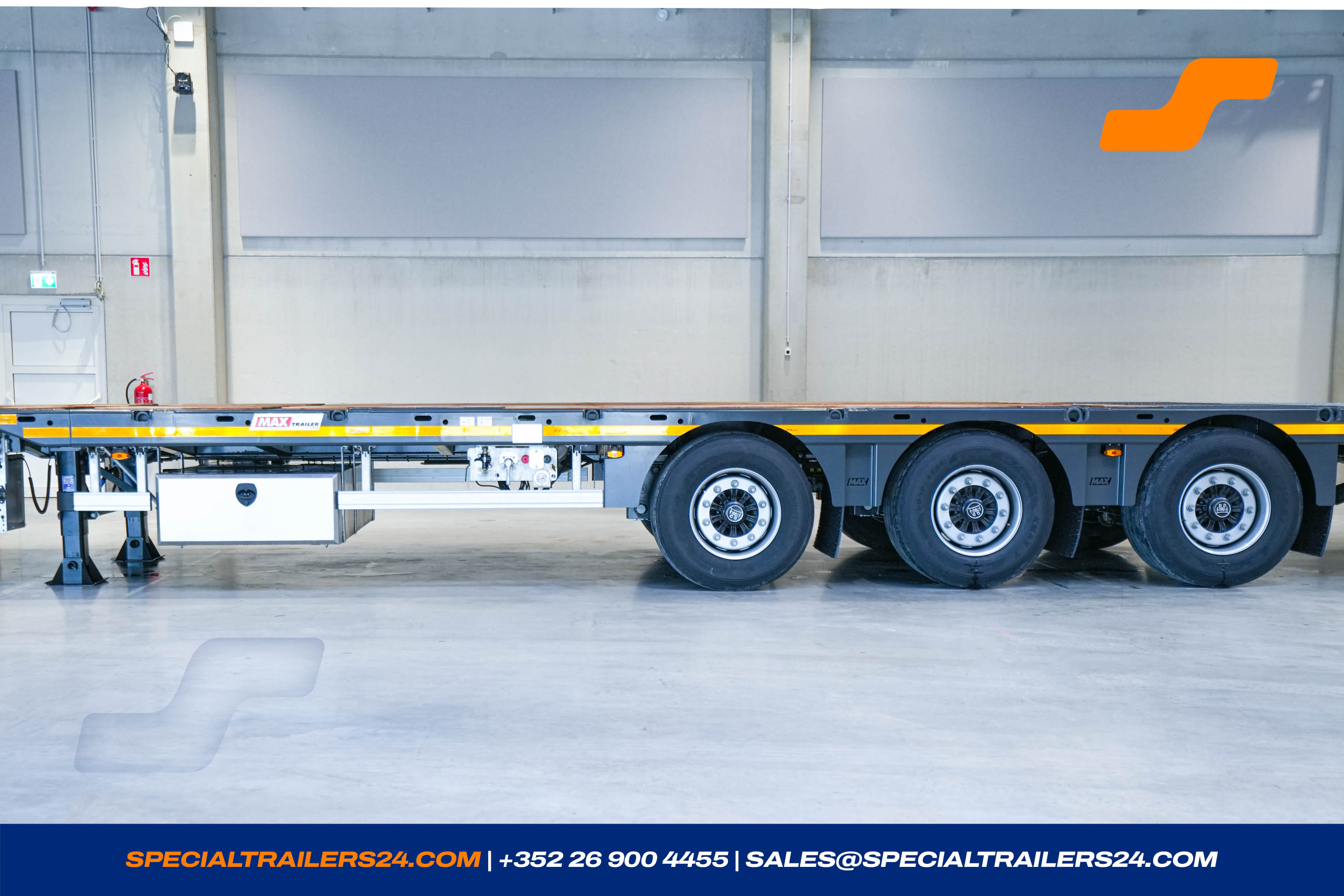 Flatbed trailer MAX Trailer MAX200 Vehicle for sale