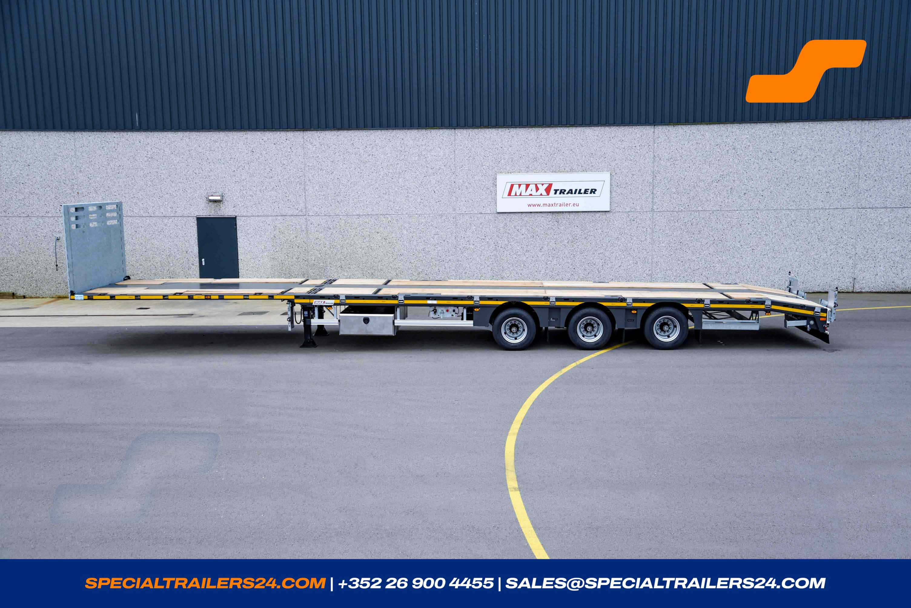 Flatbed trailer MAX Trailer MAX200 Vehicle for sale (image count prefix 2/26)